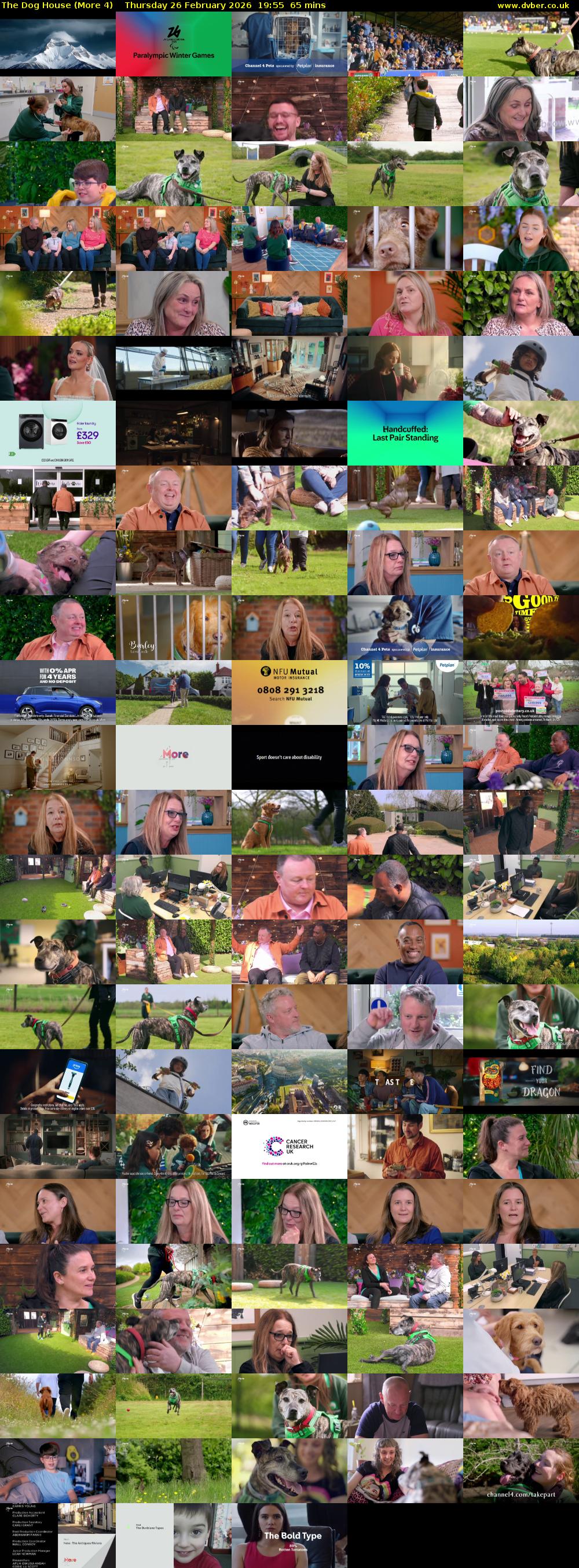 The Dog House (More 4) Thursday 26 February 2026 19:55 - 21:00