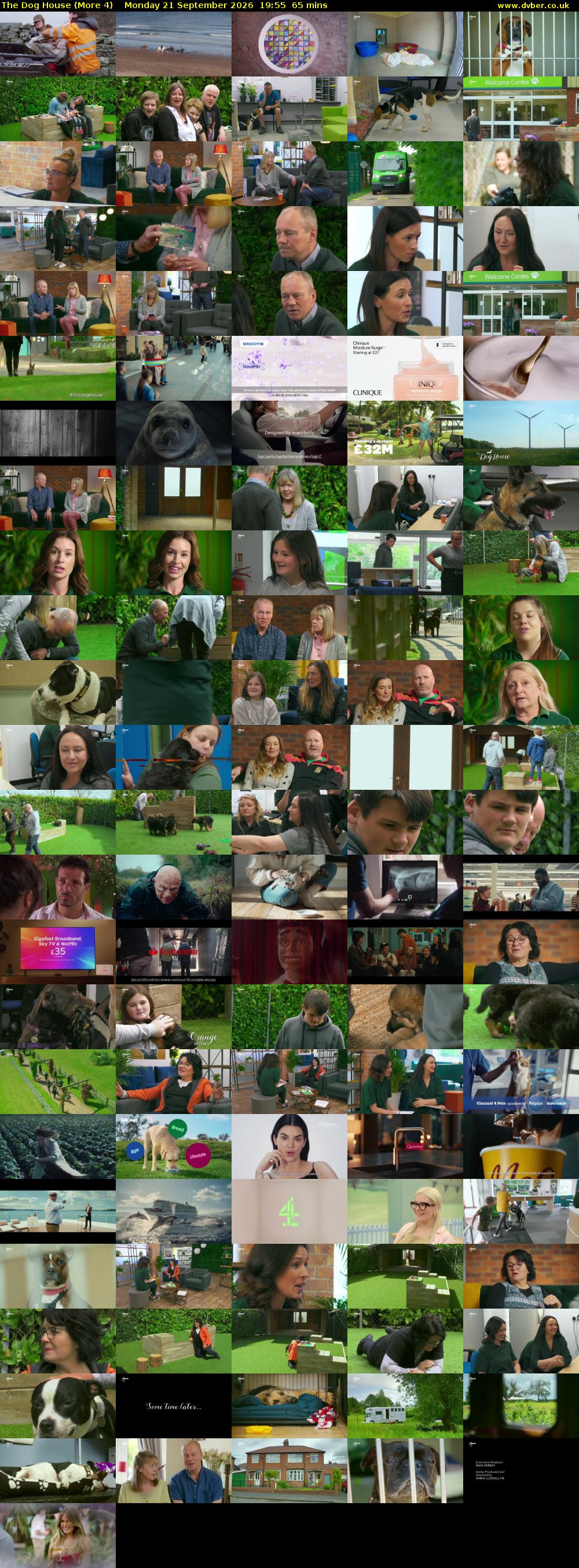 The Dog House (More 4) Monday 21 September 2026 19:55 - 21:00