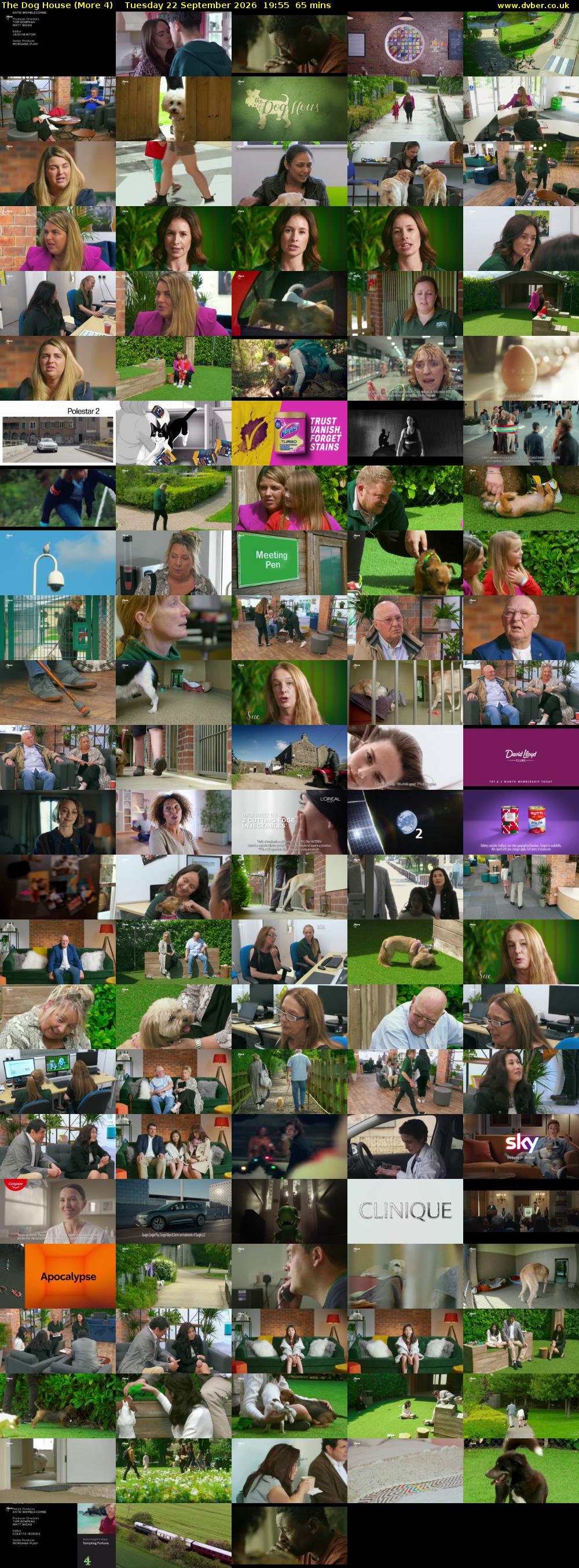 The Dog House (More 4) Tuesday 22 September 2026 19:55 - 21:00