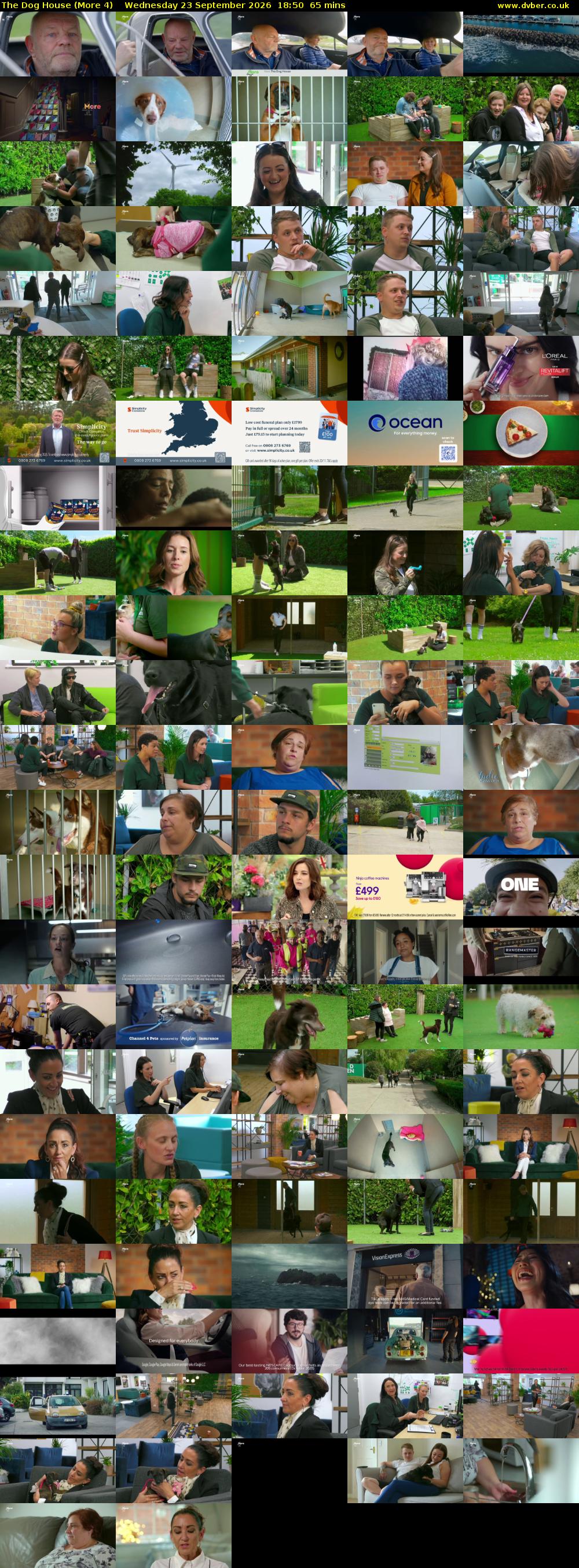The Dog House (More 4) Wednesday 23 September 2026 18:50 - 19:55