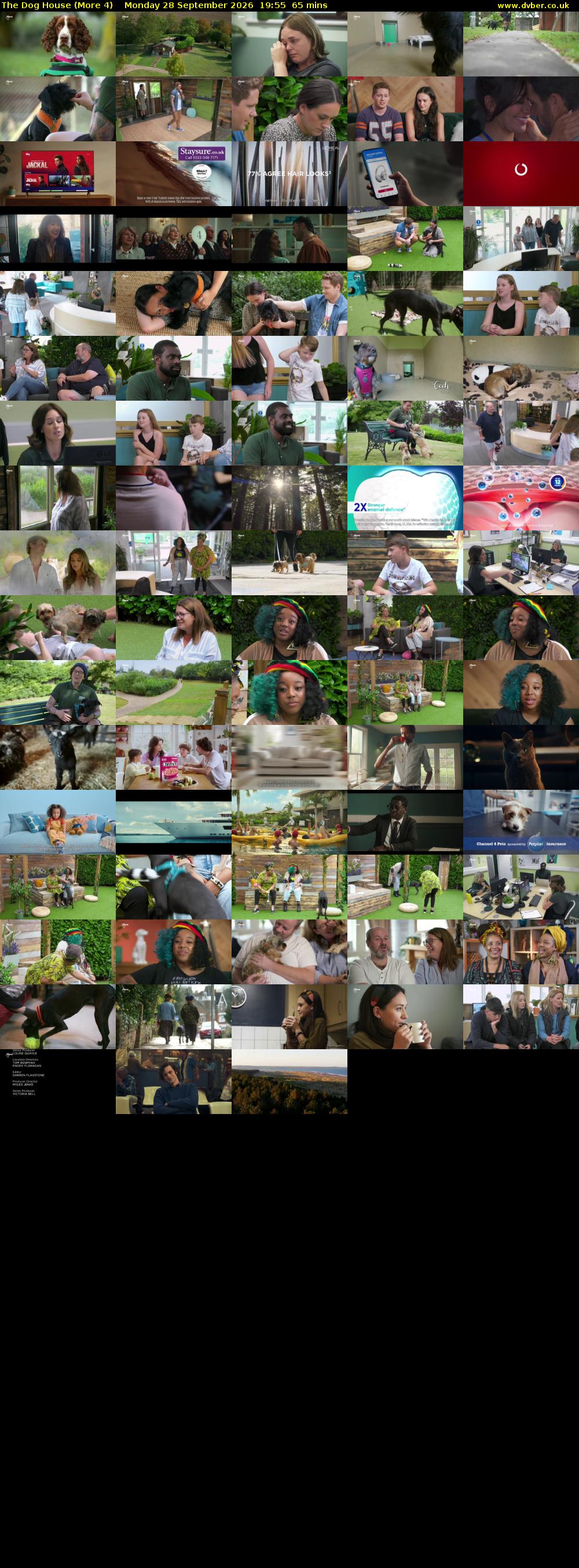 The Dog House (More 4) Monday 28 September 2026 19:55 - 21:00