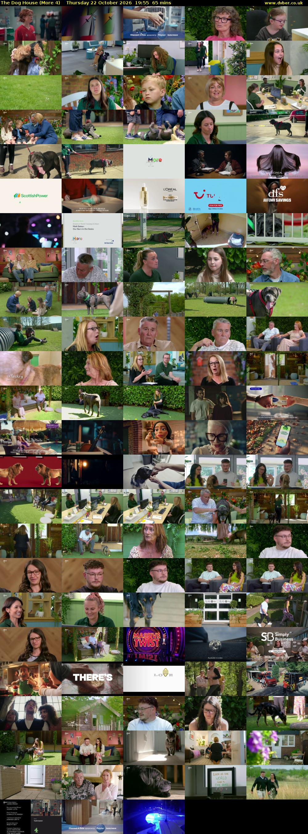 The Dog House (More 4) Thursday 22 October 2026 19:55 - 21:00