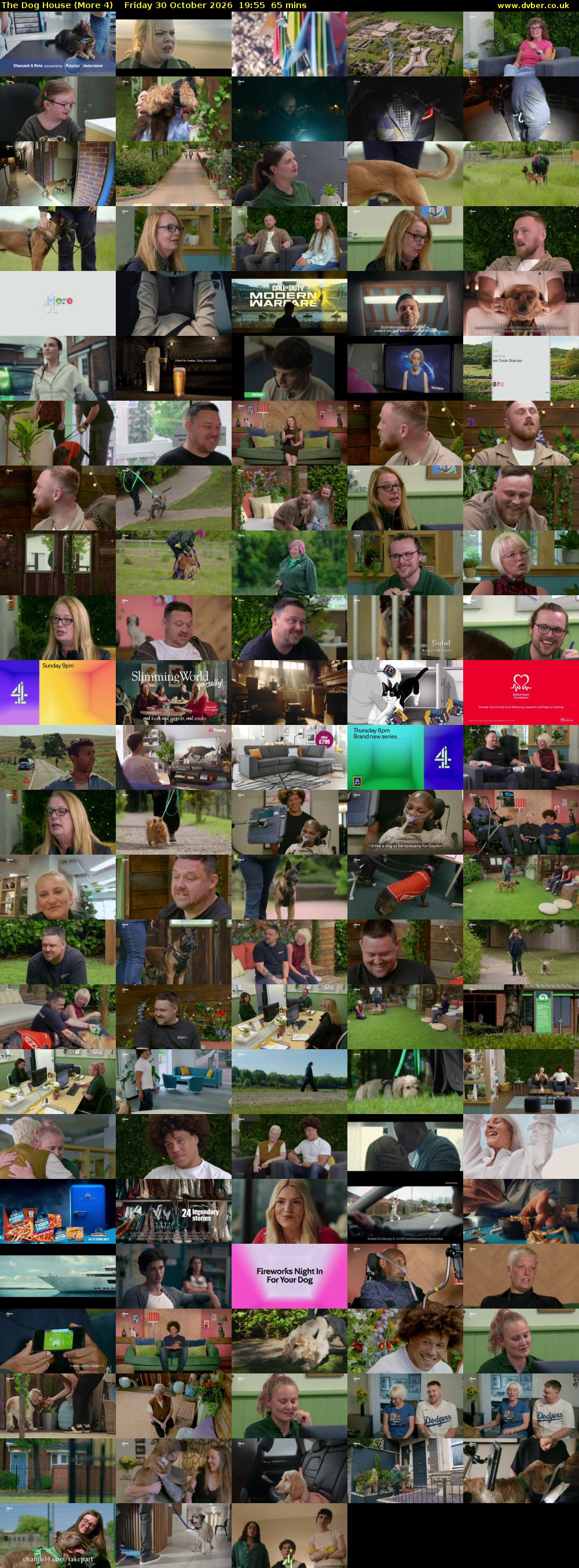 The Dog House (More 4) Friday 30 October 2026 19:55 - 21:00