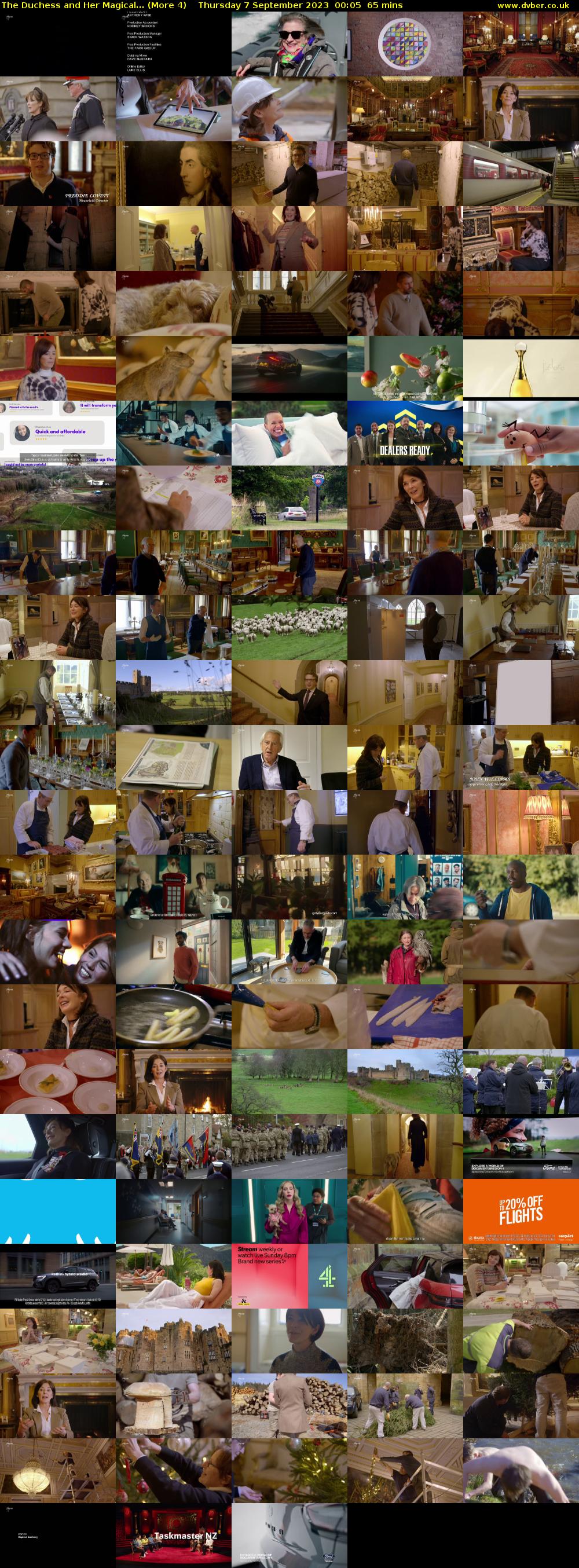 The Duchess and Her Magical... (More 4) Thursday 7 September 2023 00:05 - 01:10