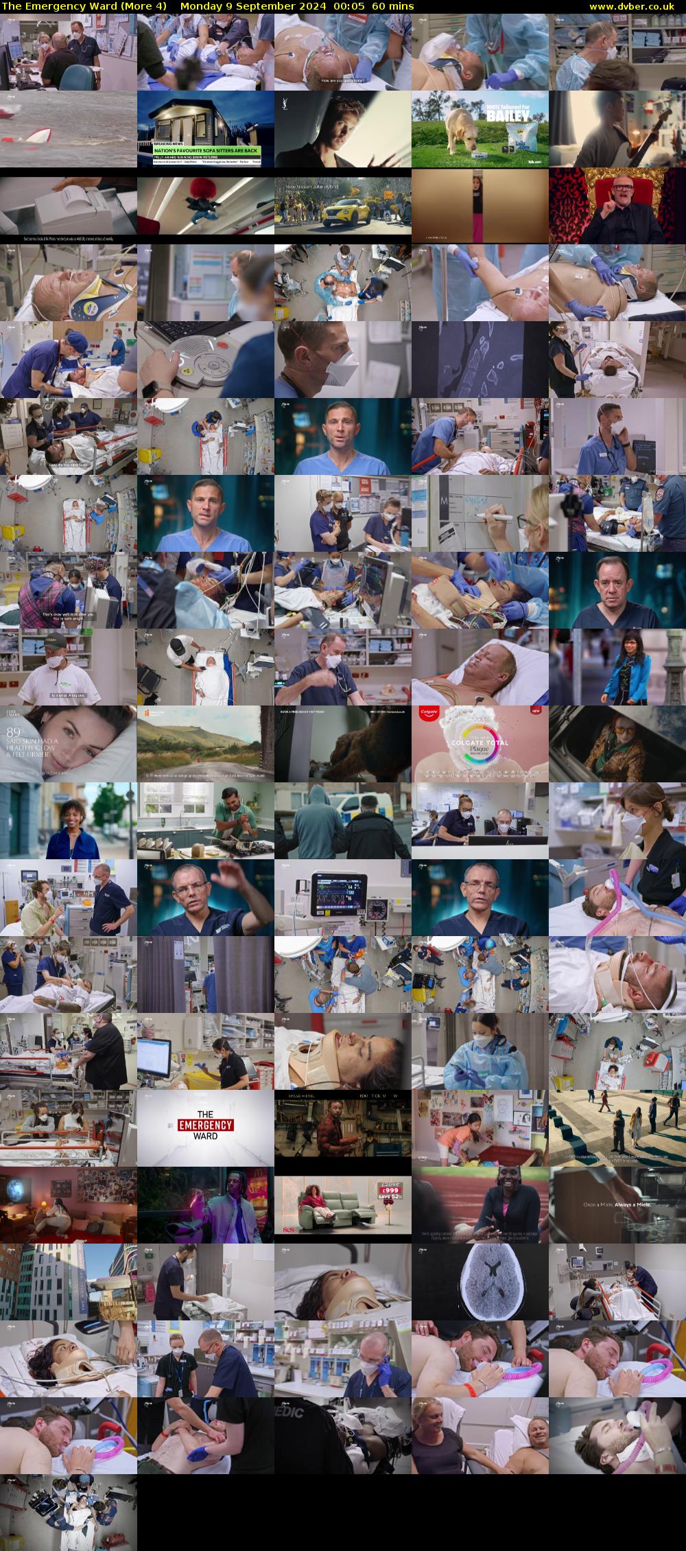 The Emergency Ward (More 4) Monday 9 September 2024 00:05 - 01:05