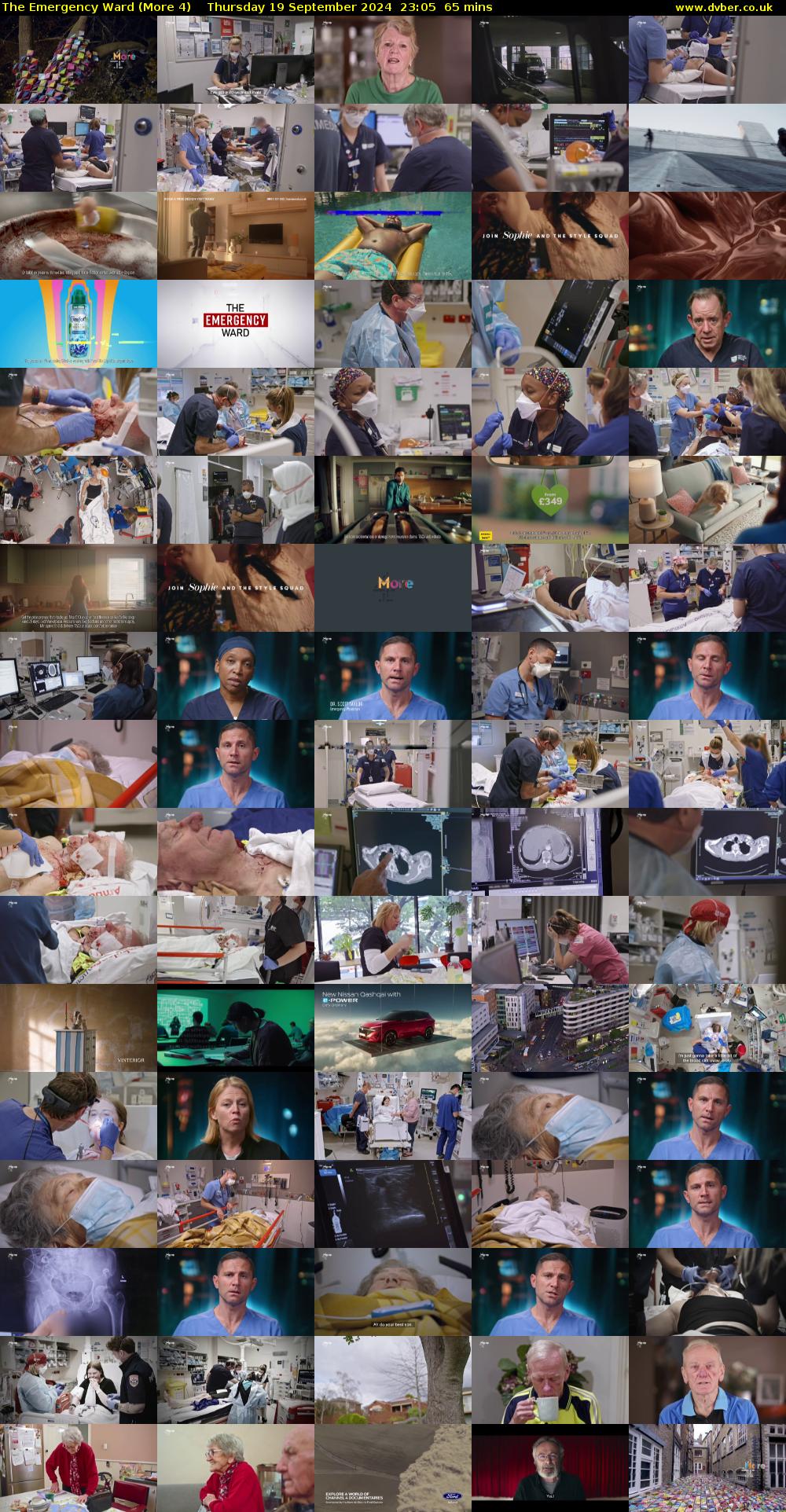 The Emergency Ward (More 4) Thursday 19 September 2024 23:05 - 00:10