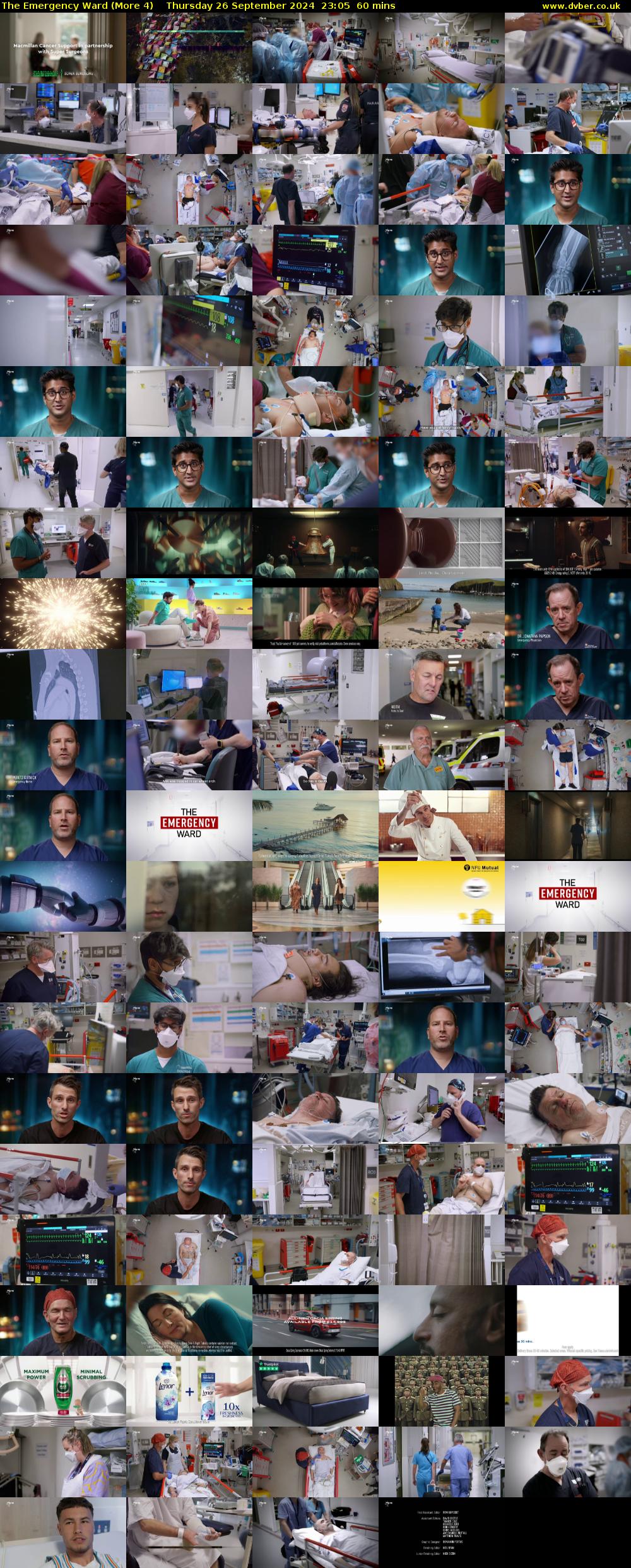 The Emergency Ward (More 4) Thursday 26 September 2024 23:05 - 00:05