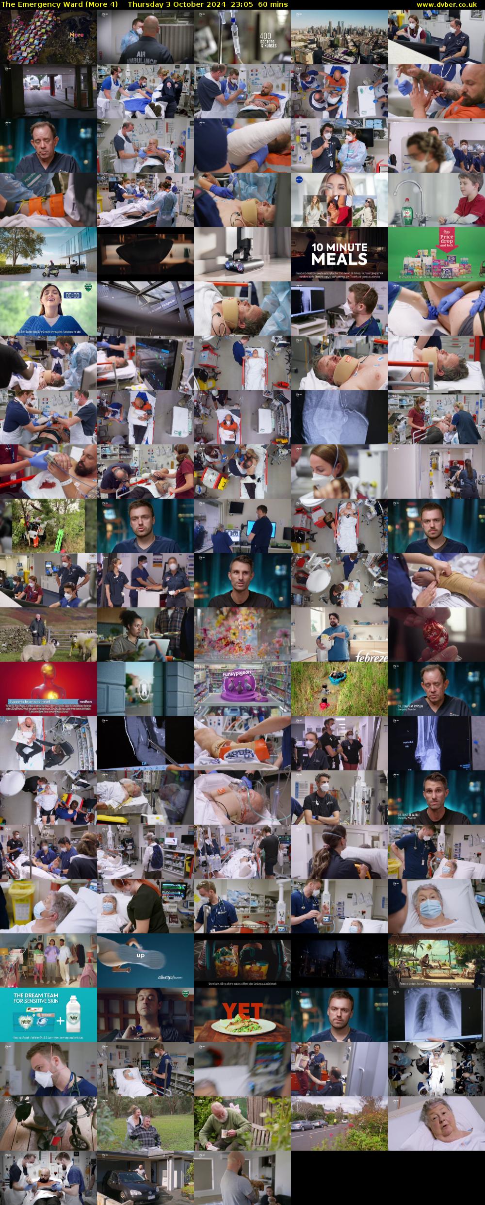 The Emergency Ward (More 4) Thursday 3 October 2024 23:05 - 00:05