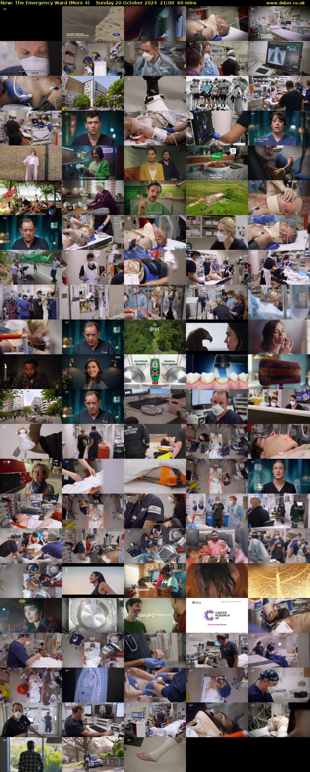 The Emergency Ward (More 4) Sunday 20 October 2024 21:00 - 22:00