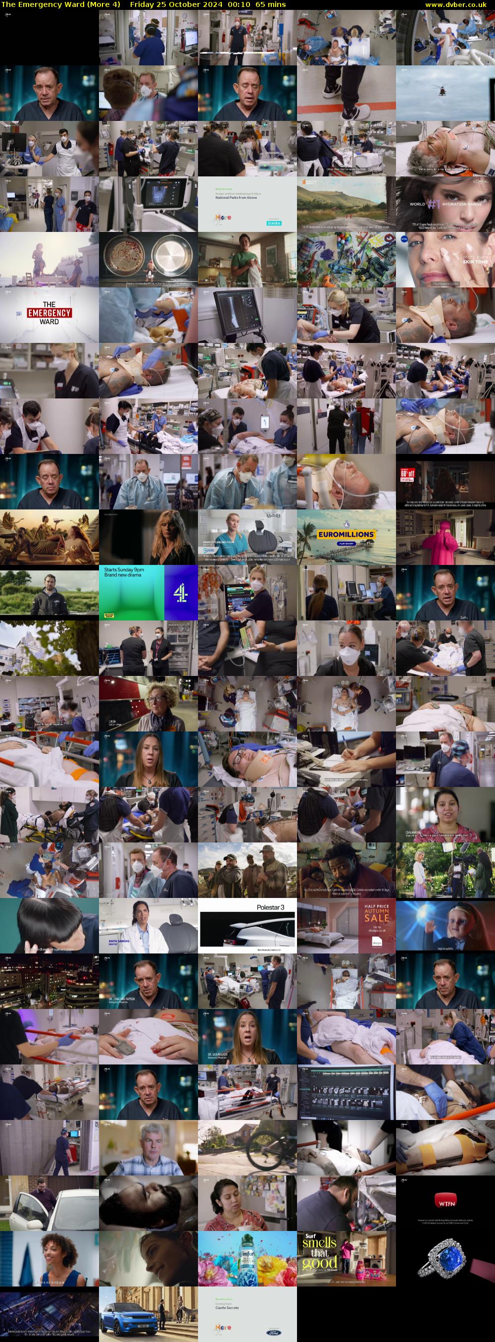 The Emergency Ward (More 4) Friday 25 October 2024 00:10 - 01:15