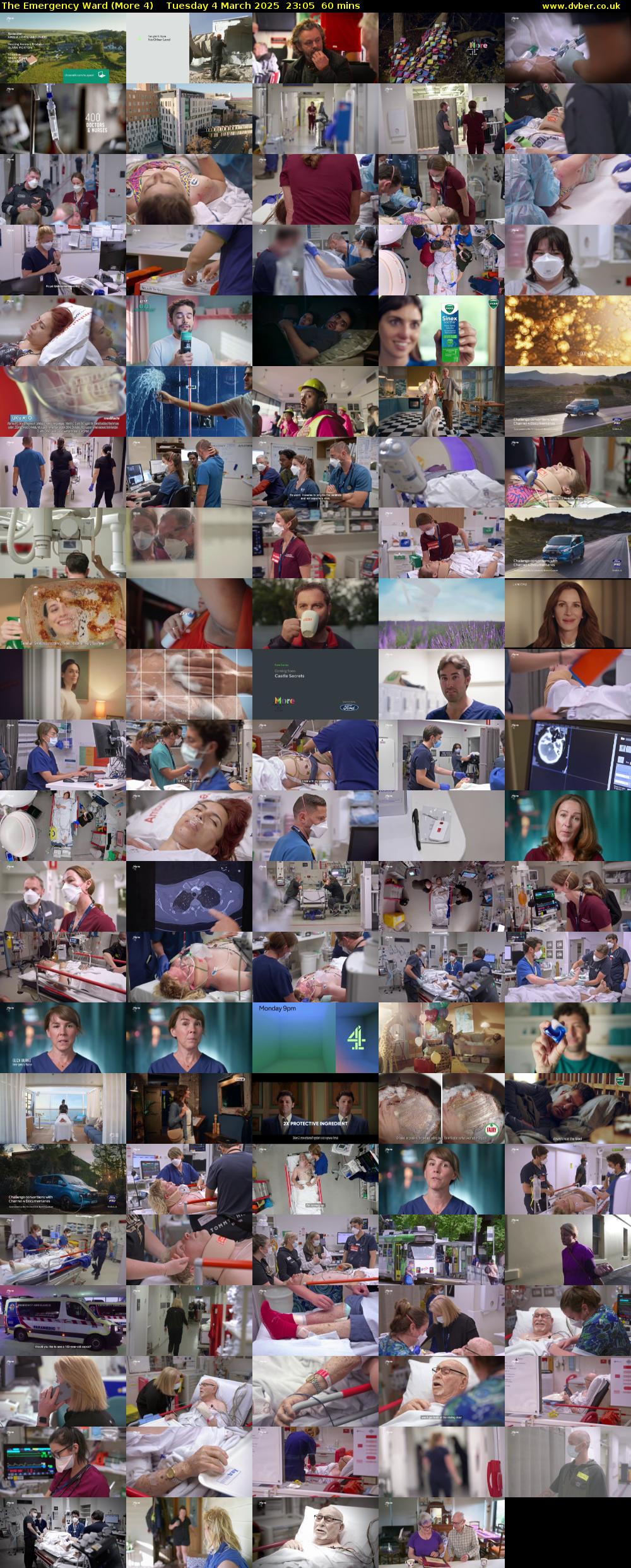 The Emergency Ward (More 4) Tuesday 4 March 2025 23:05 - 00:05