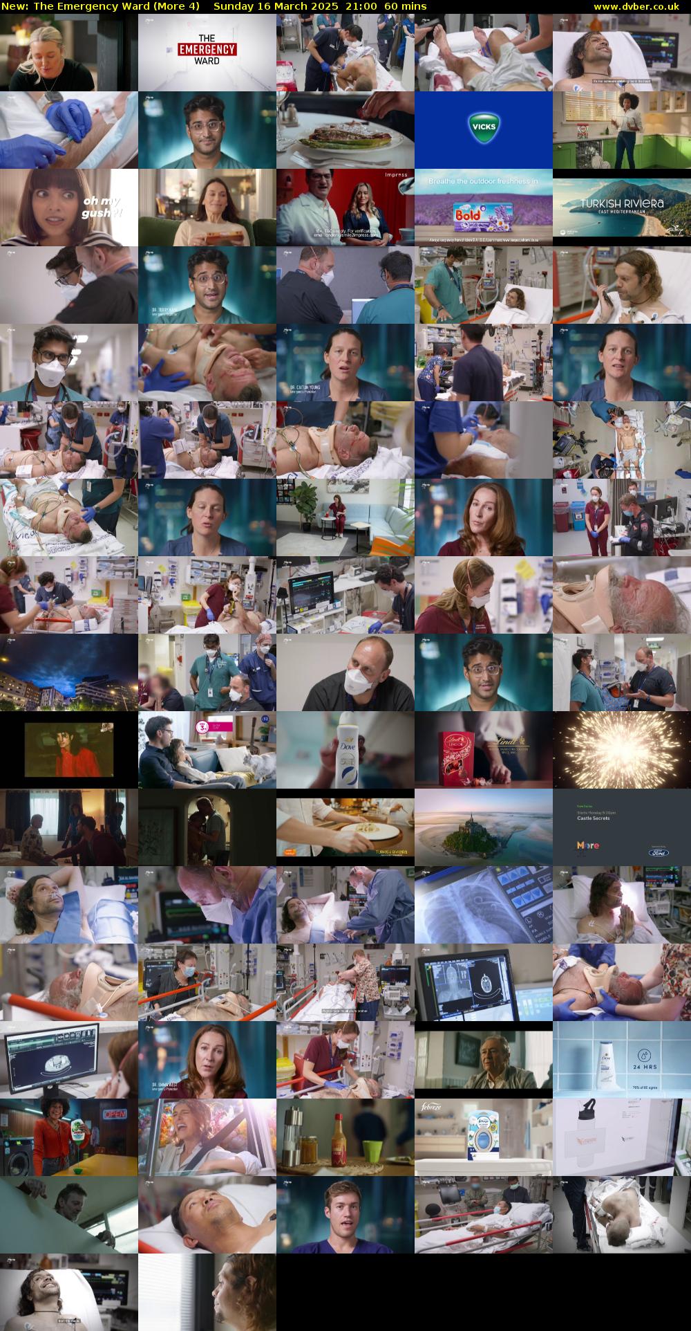 The Emergency Ward (More 4) Sunday 16 March 2025 21:00 - 22:00