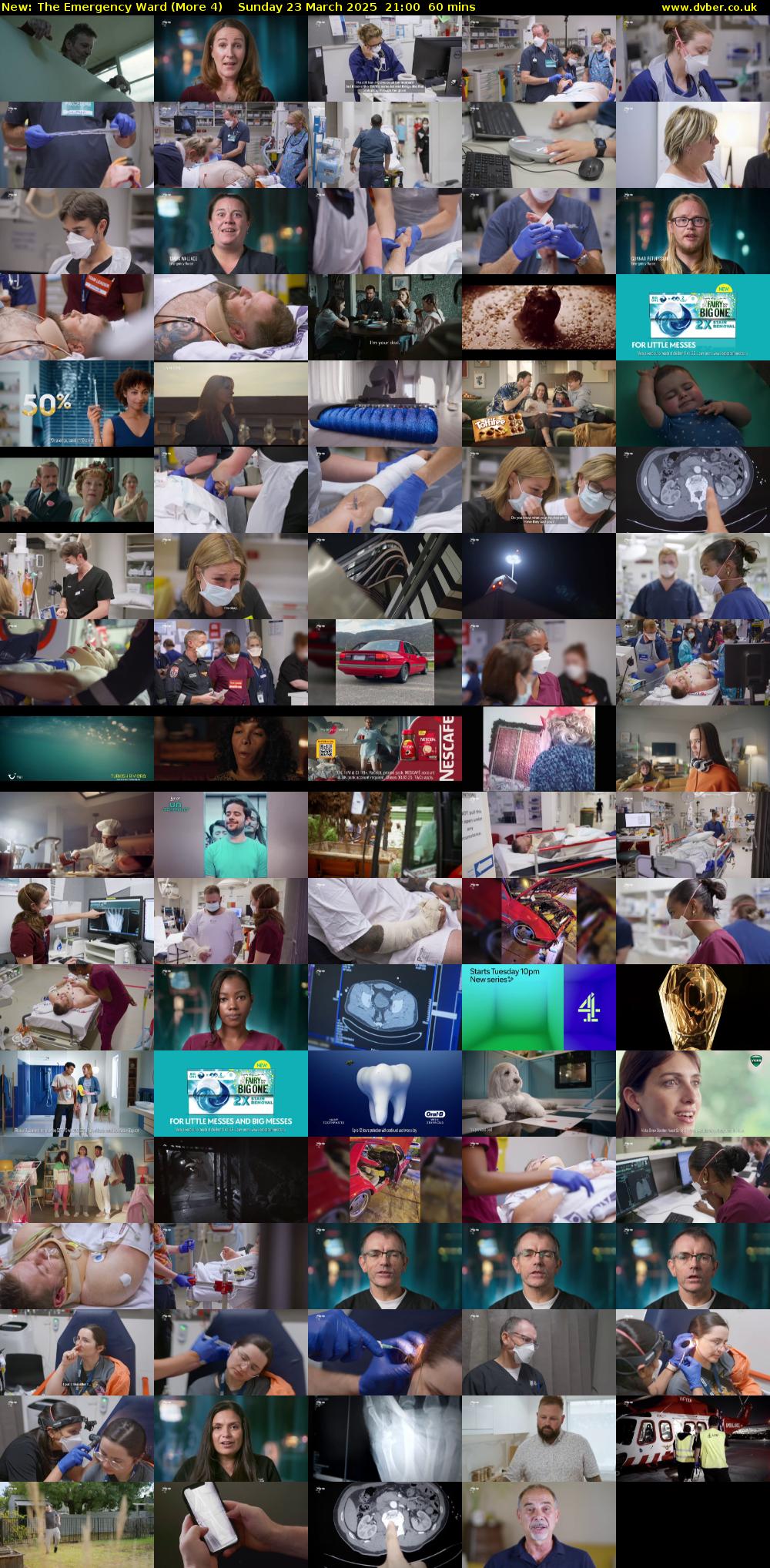 The Emergency Ward (More 4) Sunday 23 March 2025 21:00 - 22:00