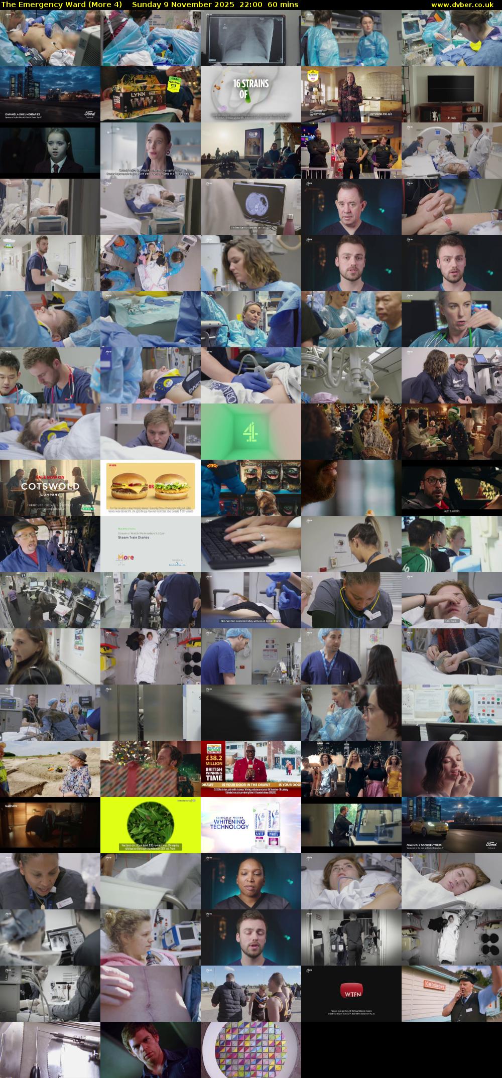 The Emergency Ward (More 4) Sunday 9 November 2025 22:00 - 23:00