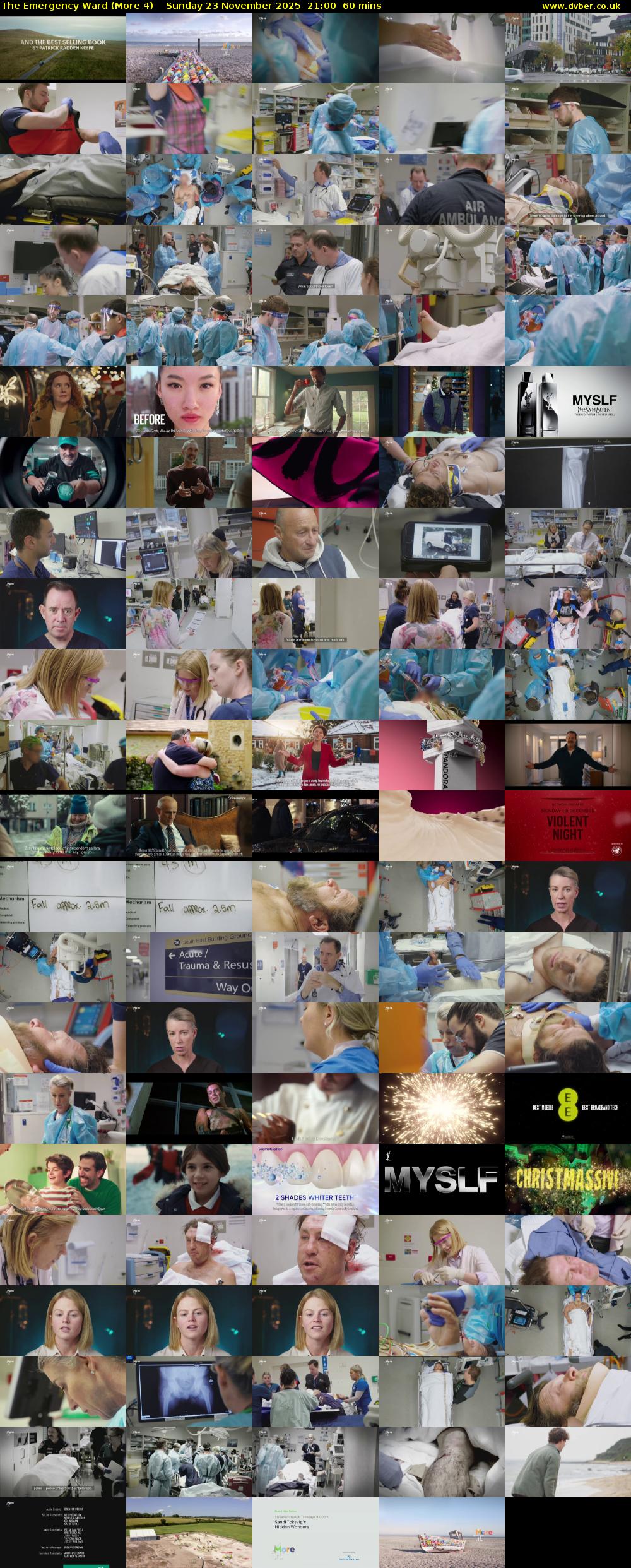The Emergency Ward (More 4) Sunday 23 November 2025 21:00 - 22:00