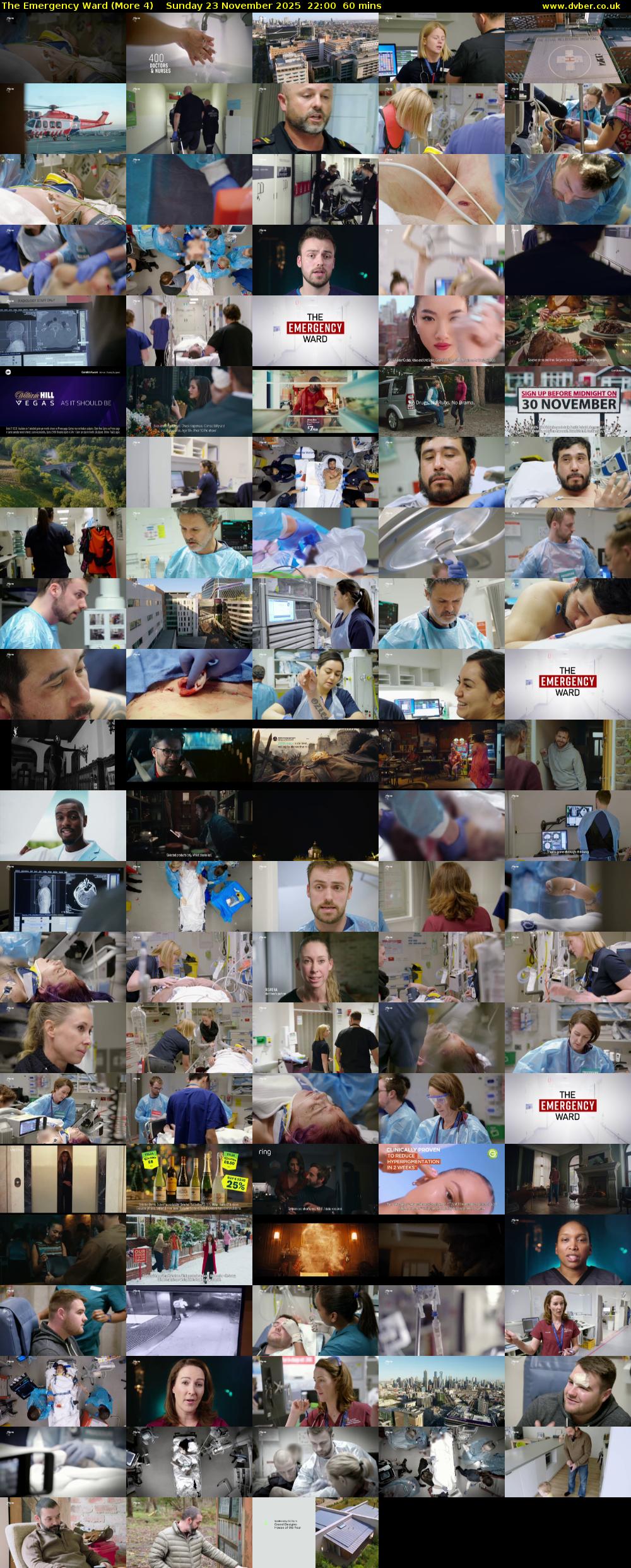 The Emergency Ward (More 4) Sunday 23 November 2025 22:00 - 23:00