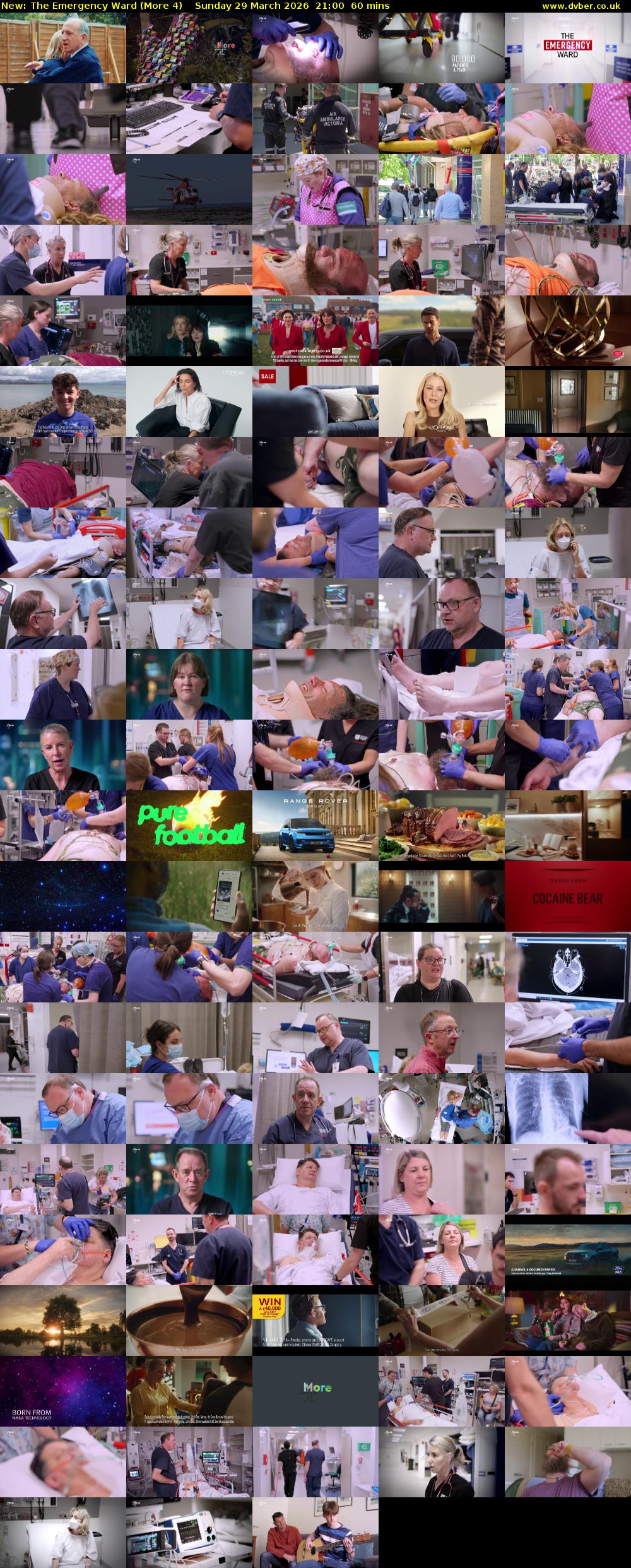 The Emergency Ward (More 4) Sunday 29 March 2026 21:00 - 22:00