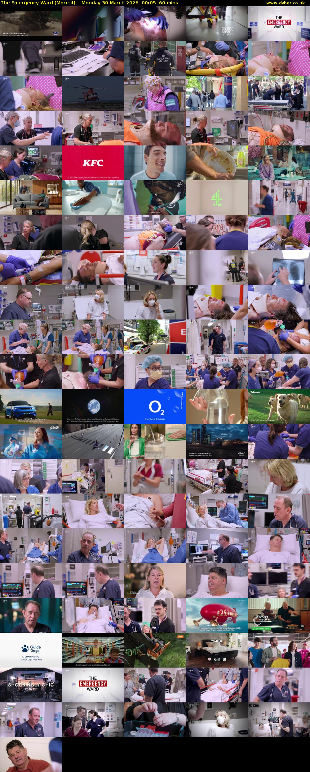 The Emergency Ward (More 4) Monday 30 March 2026 00:05 - 01:05