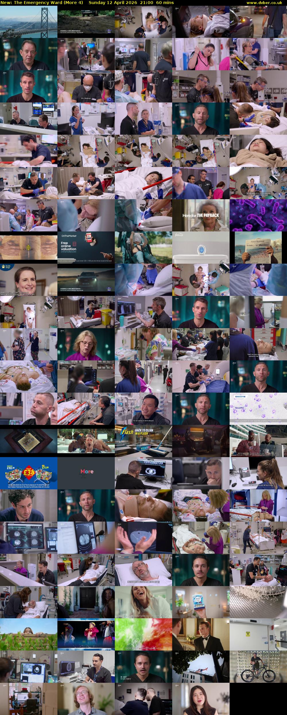 The Emergency Ward (More 4) Sunday 12 April 2026 21:00 - 22:00