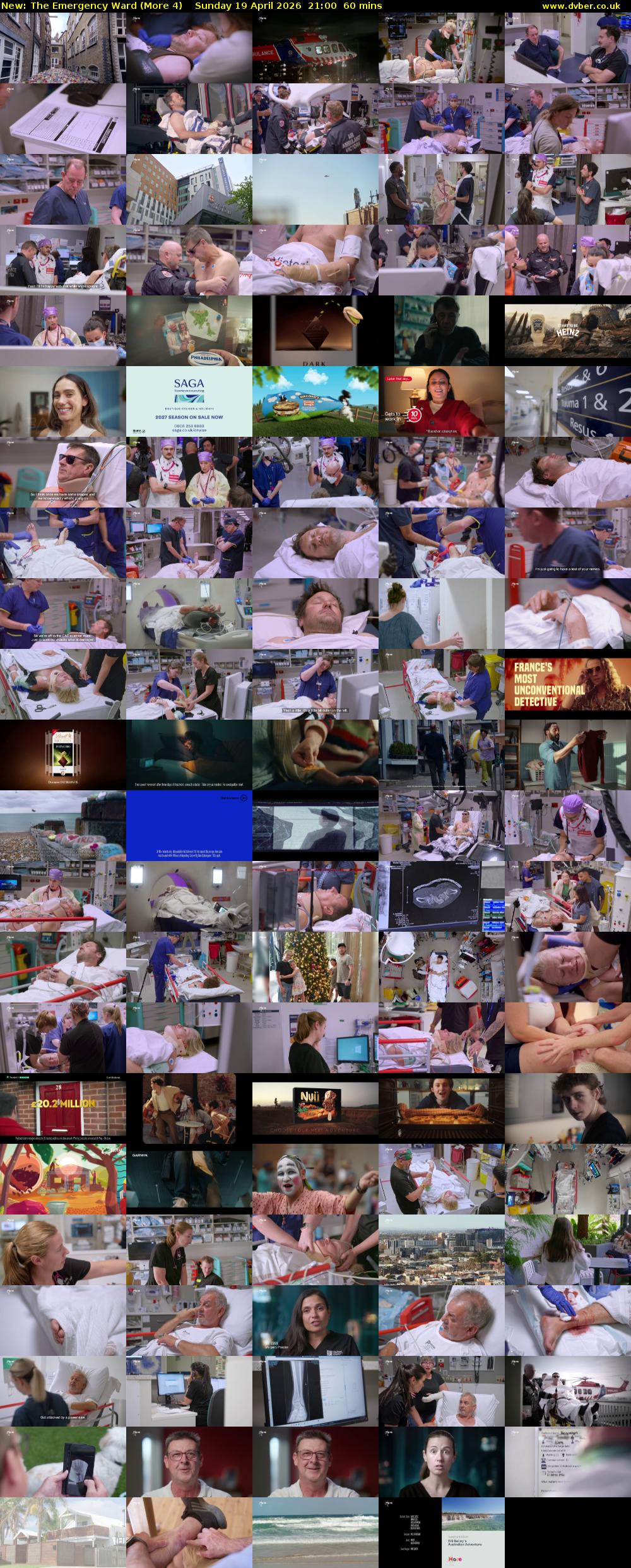 The Emergency Ward (More 4) Sunday 19 April 2026 21:00 - 22:00