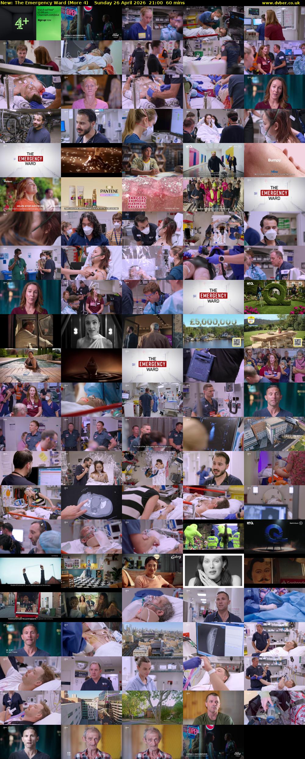 The Emergency Ward (More 4) Sunday 26 April 2026 21:00 - 22:00