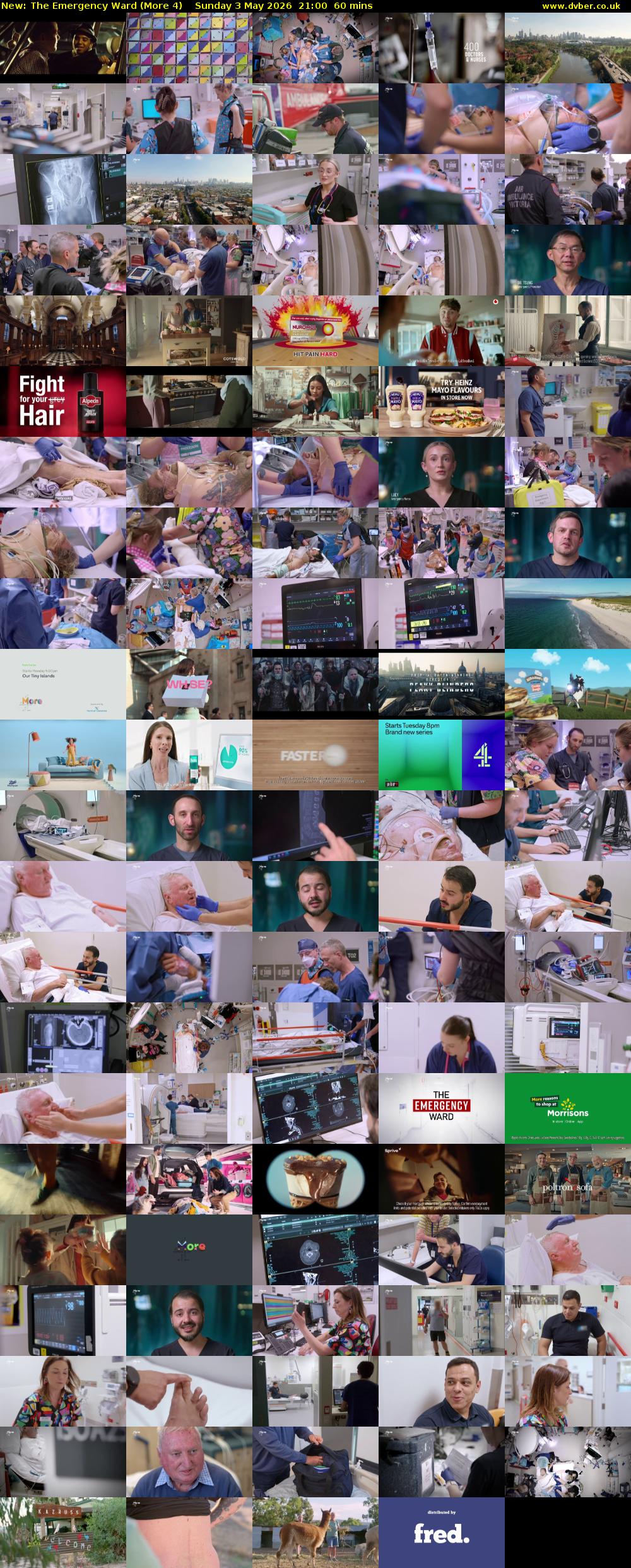 The Emergency Ward (More 4) Sunday 3 May 2026 21:00 - 22:00