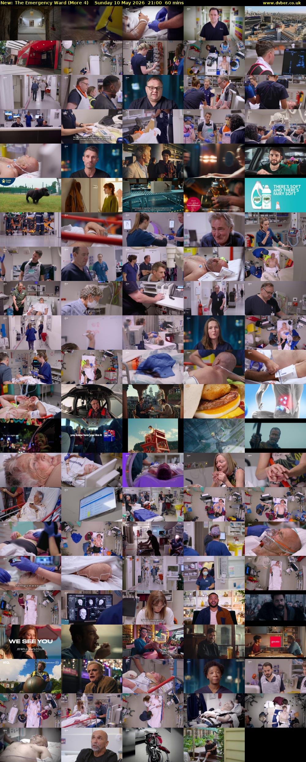 The Emergency Ward (More 4) Sunday 10 May 2026 21:00 - 22:00