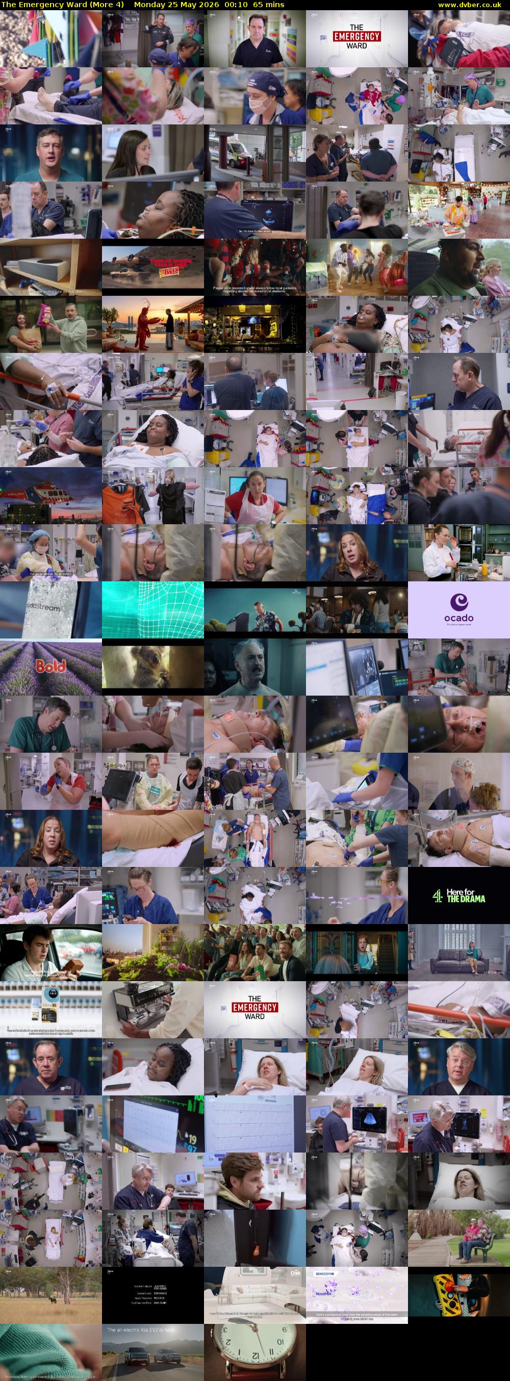 The Emergency Ward (More 4) Monday 25 May 2026 00:10 - 01:15