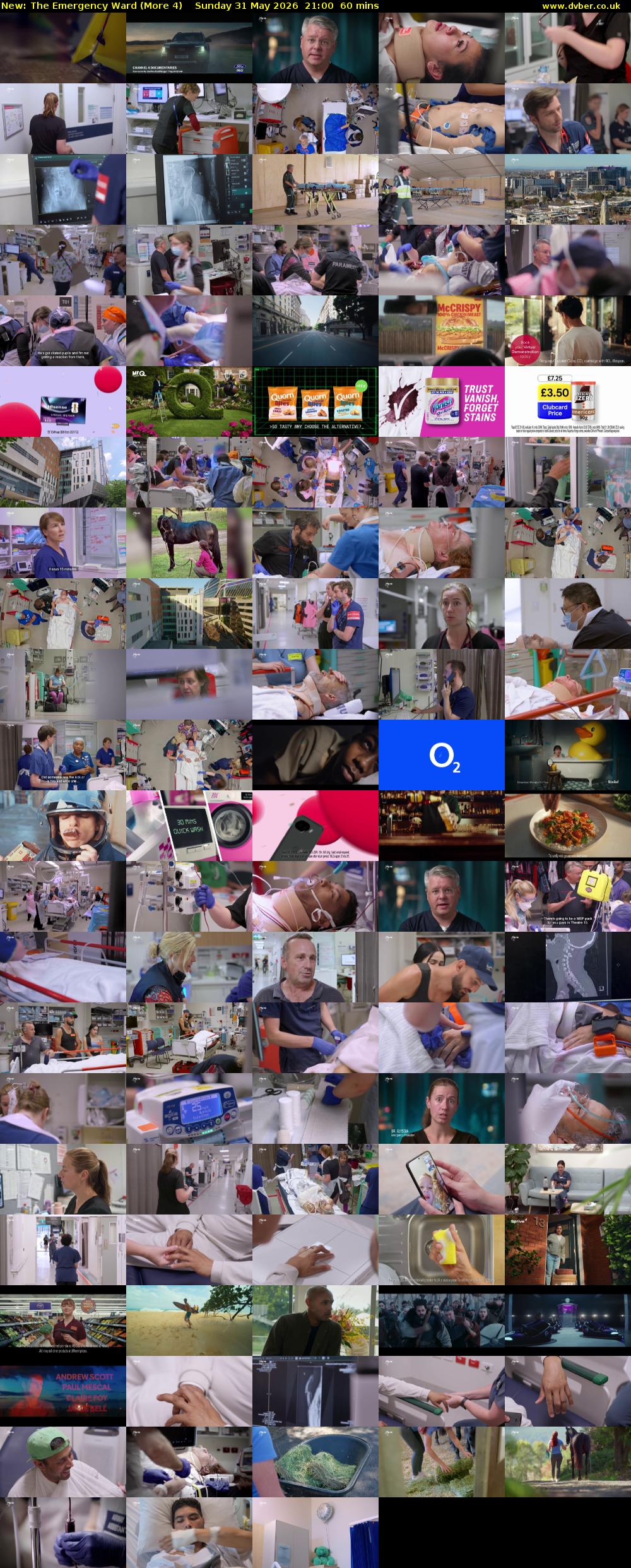 The Emergency Ward (More 4) Sunday 31 May 2026 21:00 - 22:00