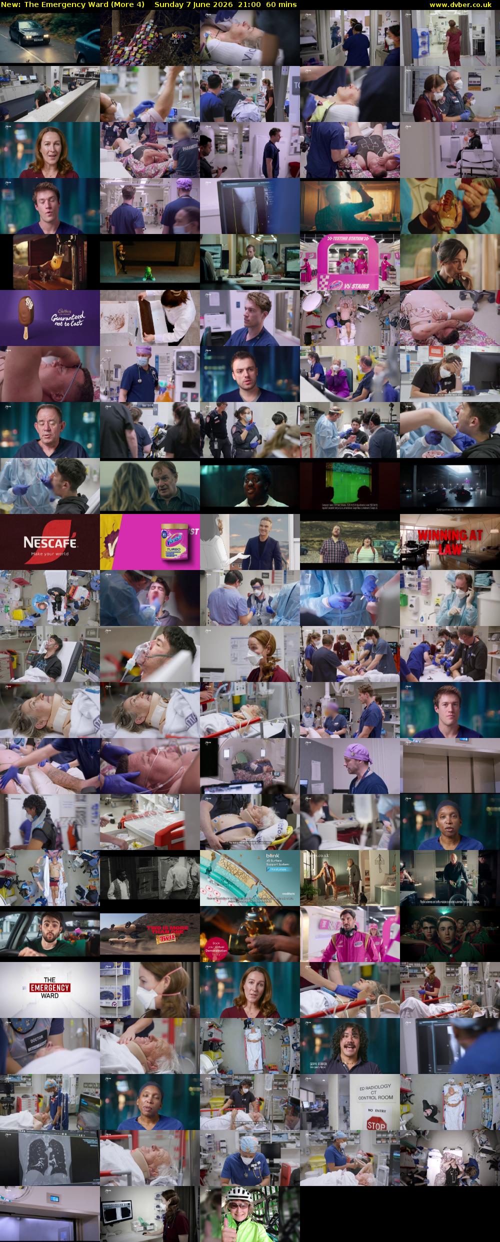 The Emergency Ward (More 4) Sunday 7 June 2026 21:00 - 22:00
