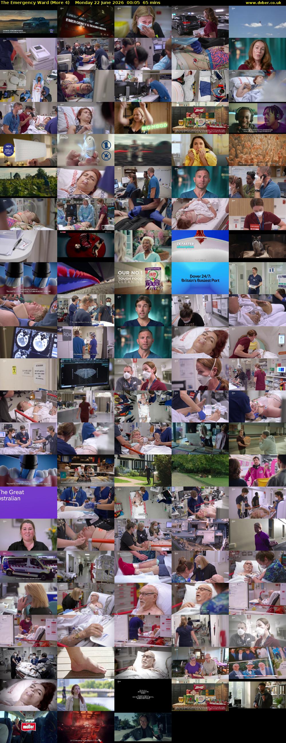 The Emergency Ward (More 4) Monday 22 June 2026 00:05 - 01:10
