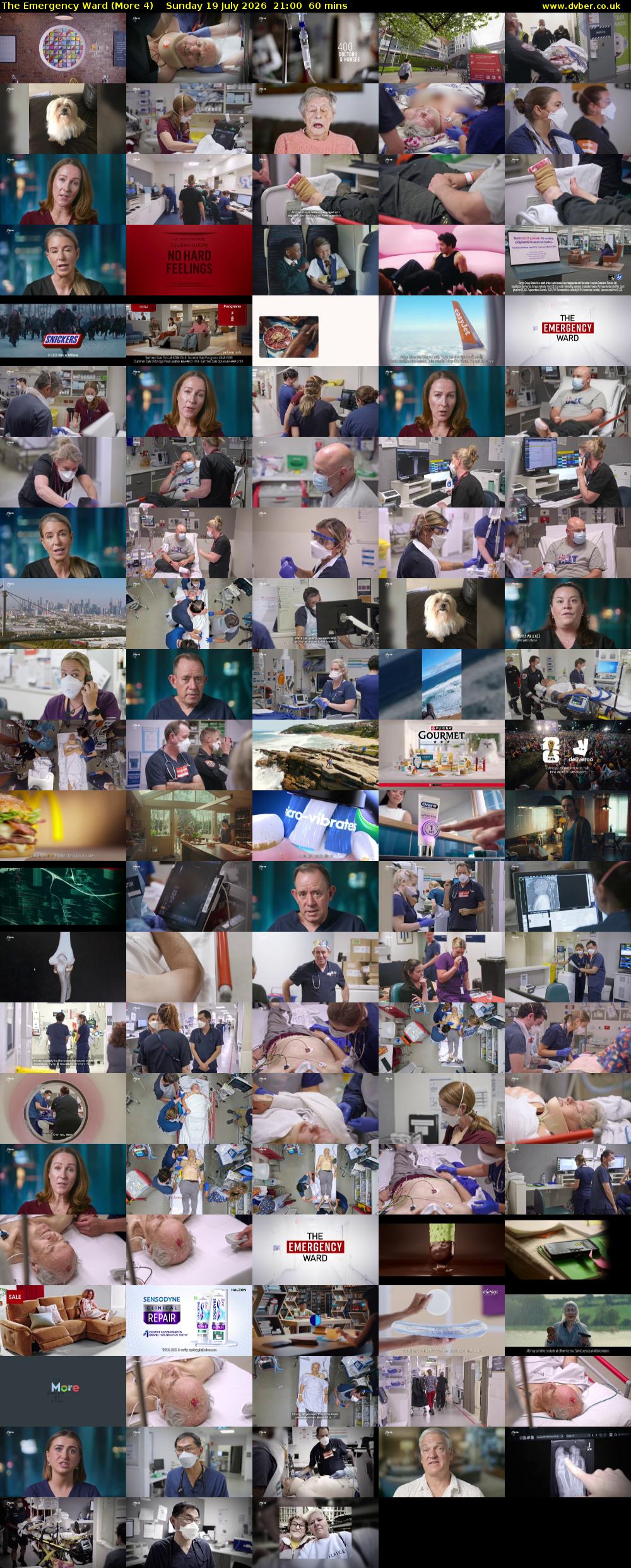 The Emergency Ward (More 4) Sunday 19 July 2026 21:00 - 22:00