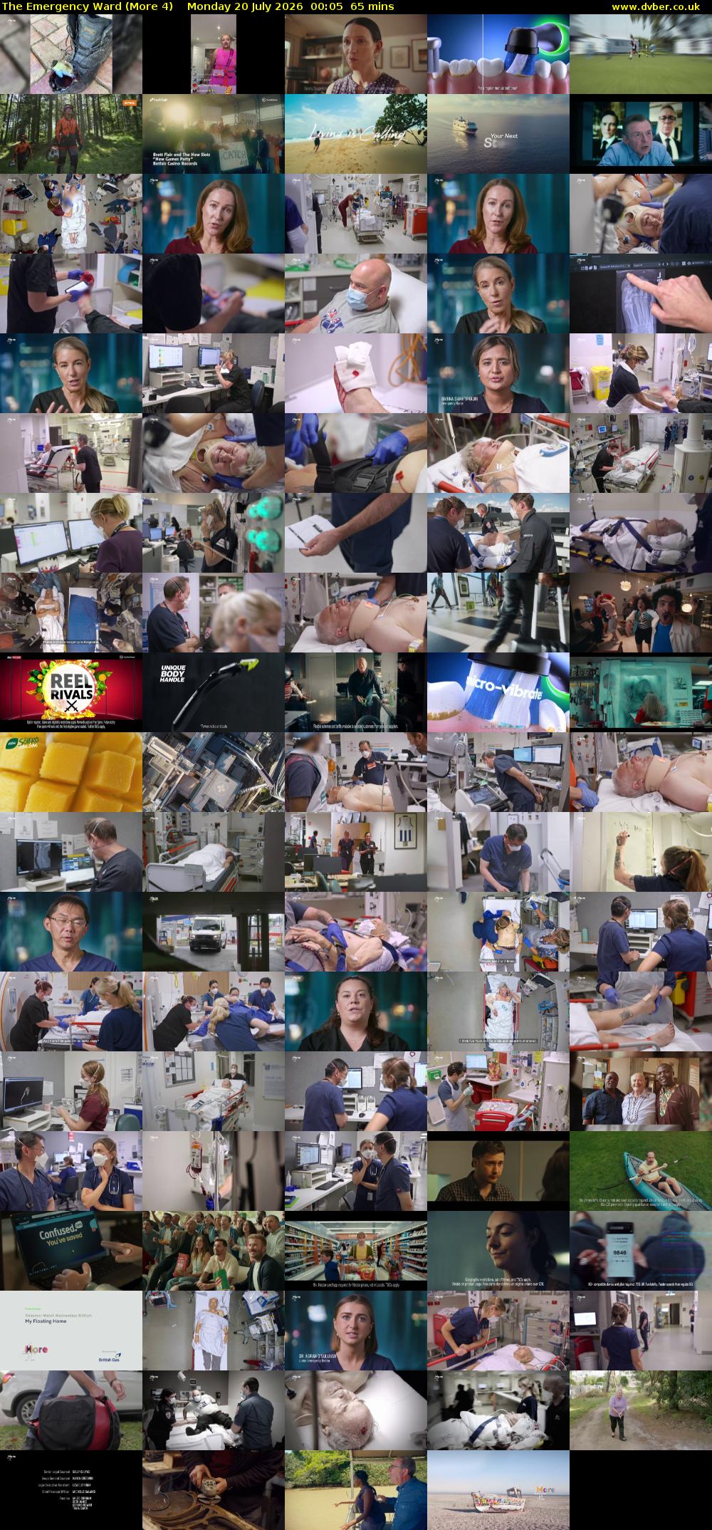 The Emergency Ward (More 4) Monday 20 July 2026 00:05 - 01:10