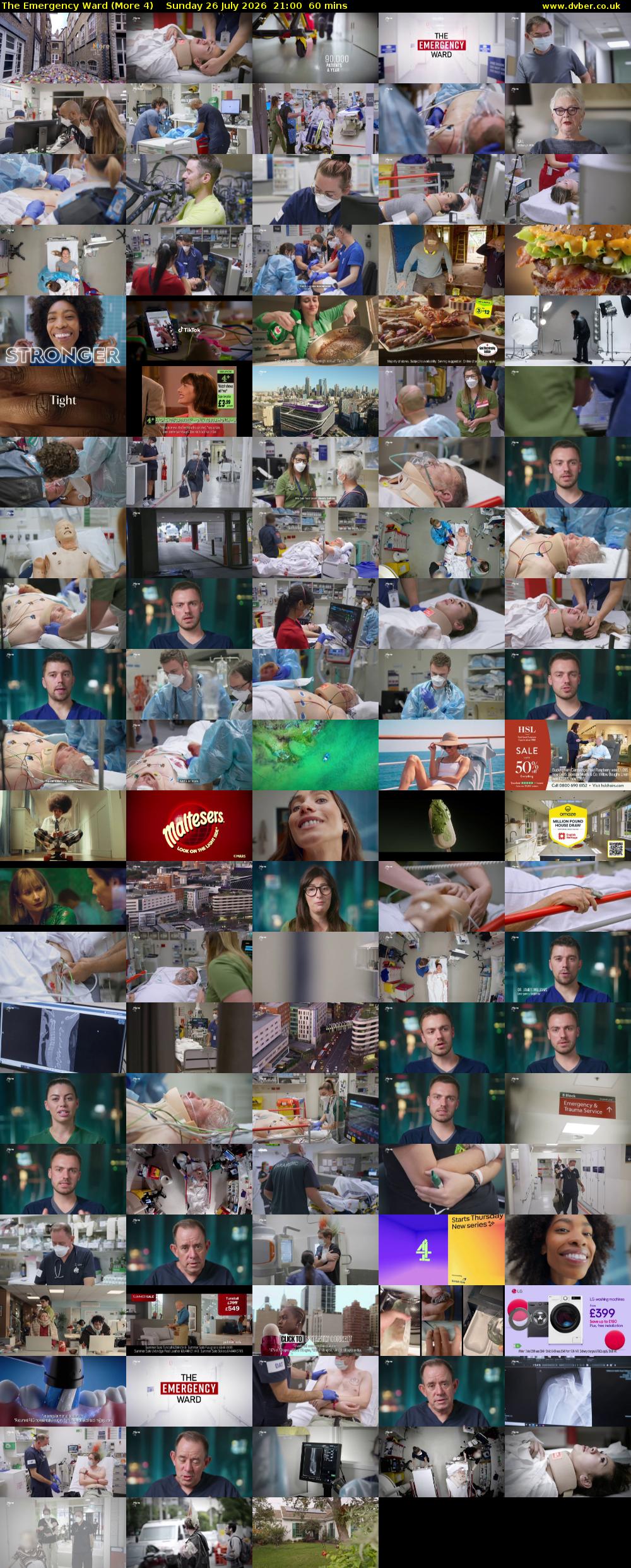 The Emergency Ward (More 4) Sunday 26 July 2026 21:00 - 22:00