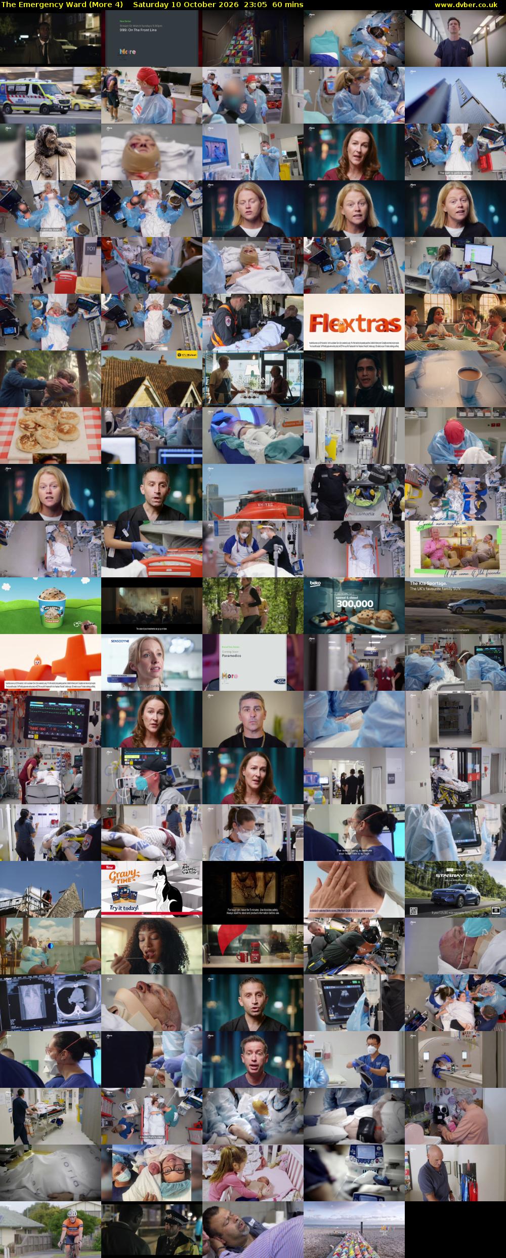 The Emergency Ward (More 4) Saturday 10 October 2026 23:05 - 00:05
