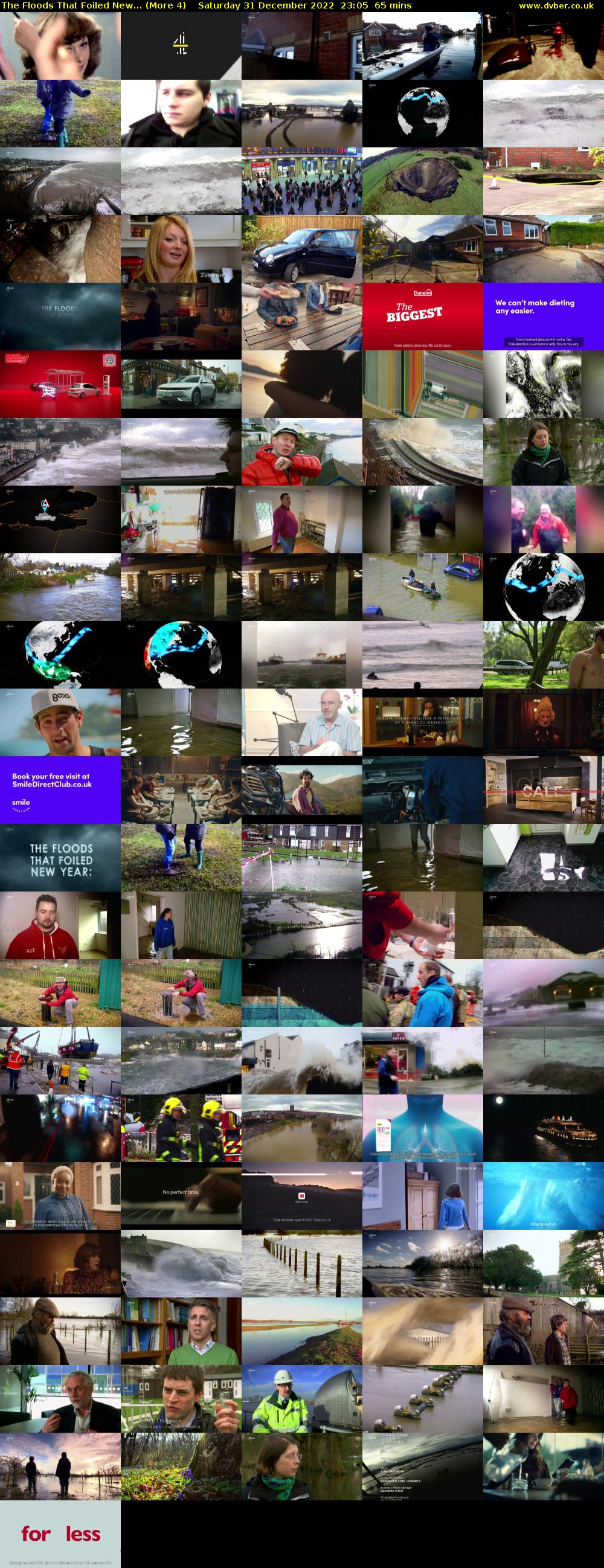The Floods That Foiled New... (More 4) Saturday 31 December 2022 23:05 - 00:10