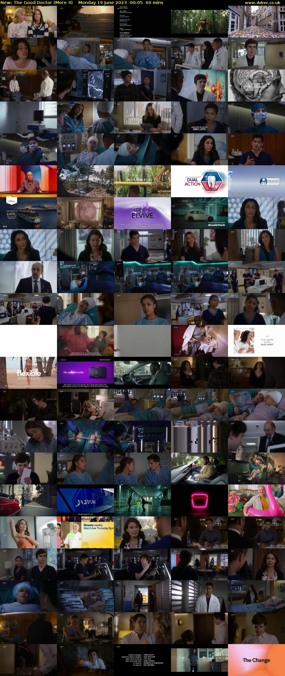 The Good Doctor (More 4) Monday 19 June 2023 00:05 - 01:05