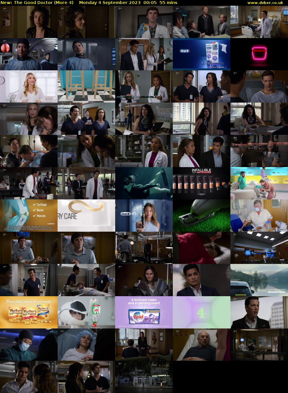 The Good Doctor (More 4) Monday 4 September 2023 00:05 - 01:00