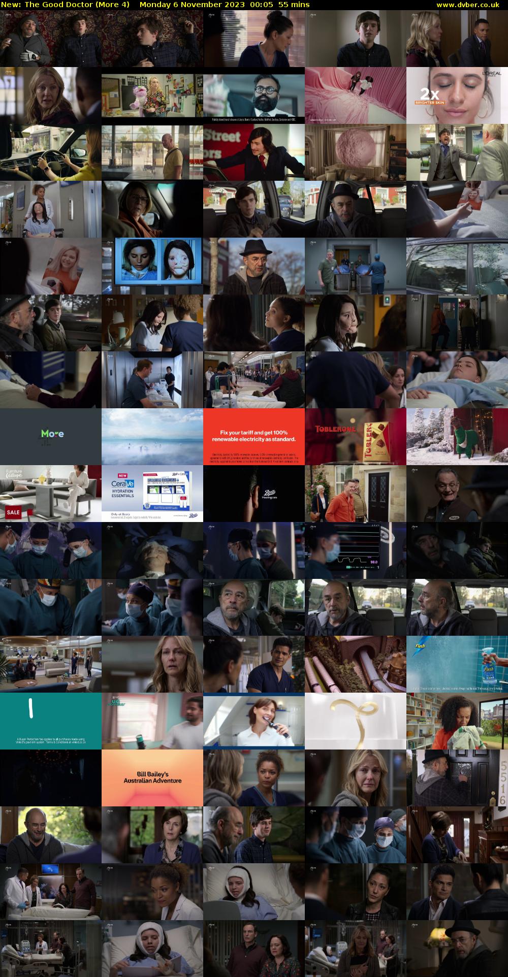 The Good Doctor (More 4) Monday 6 November 2023 00:05 - 01:00