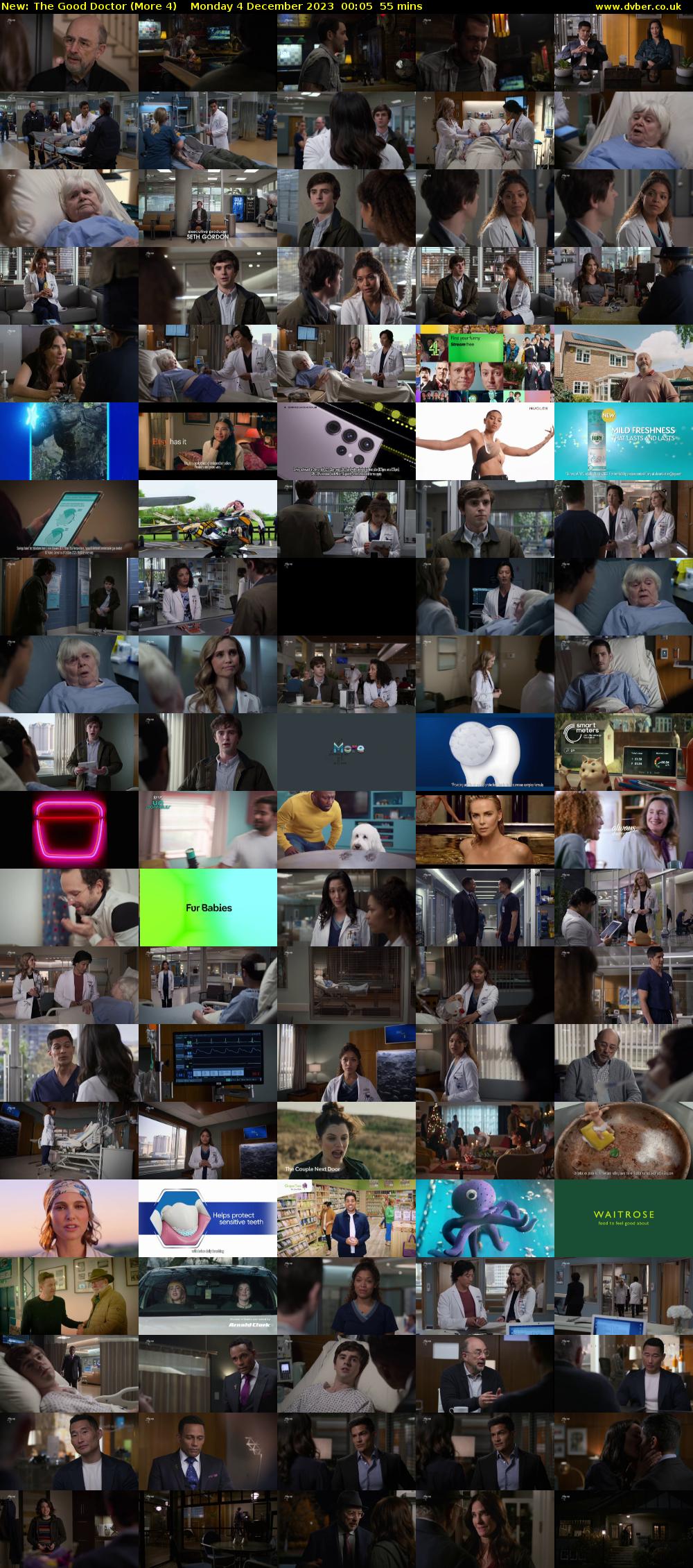 The Good Doctor (More 4) Monday 4 December 2023 00:05 - 01:00