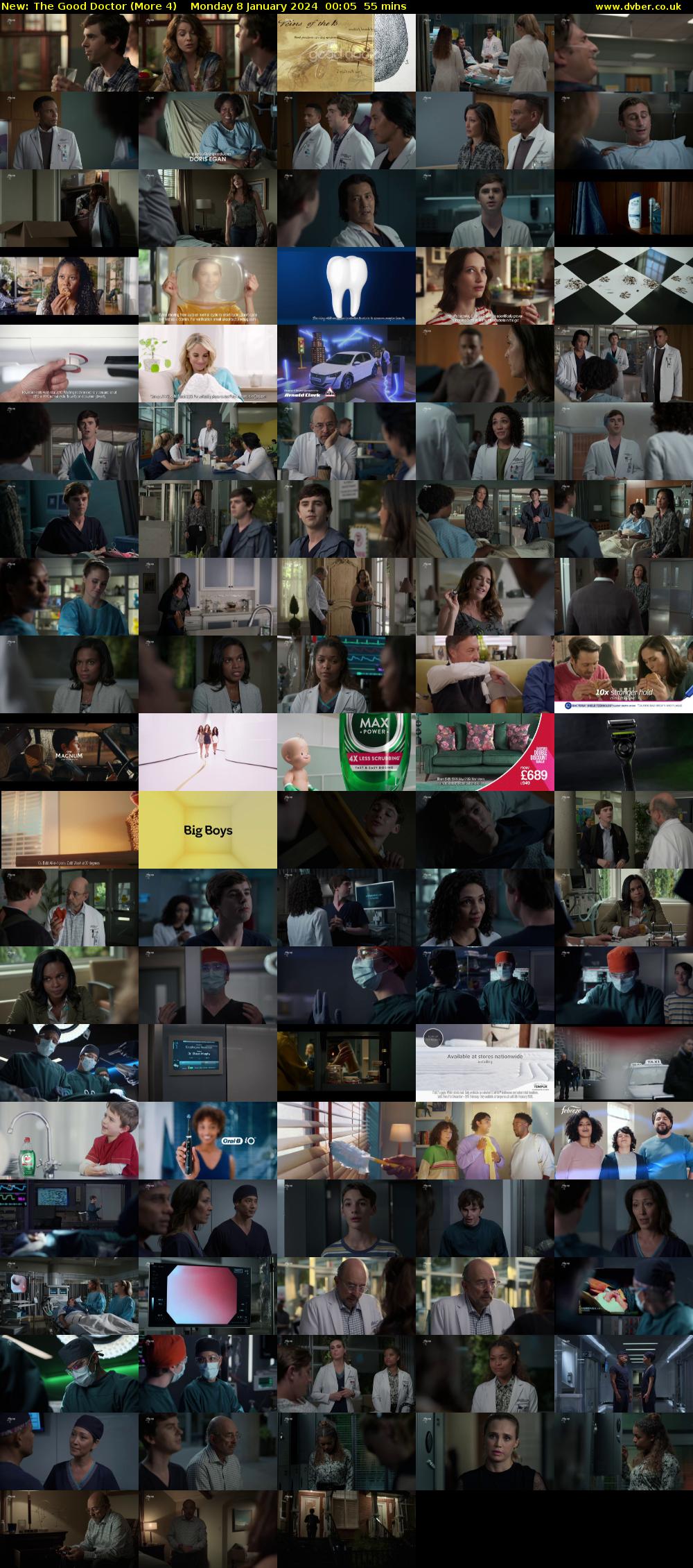 The Good Doctor (More 4) Monday 8 January 2024 00:05 - 01:00