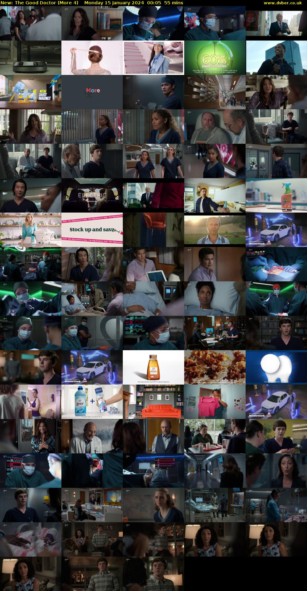 The Good Doctor (More 4) Monday 15 January 2024 00:05 - 01:00
