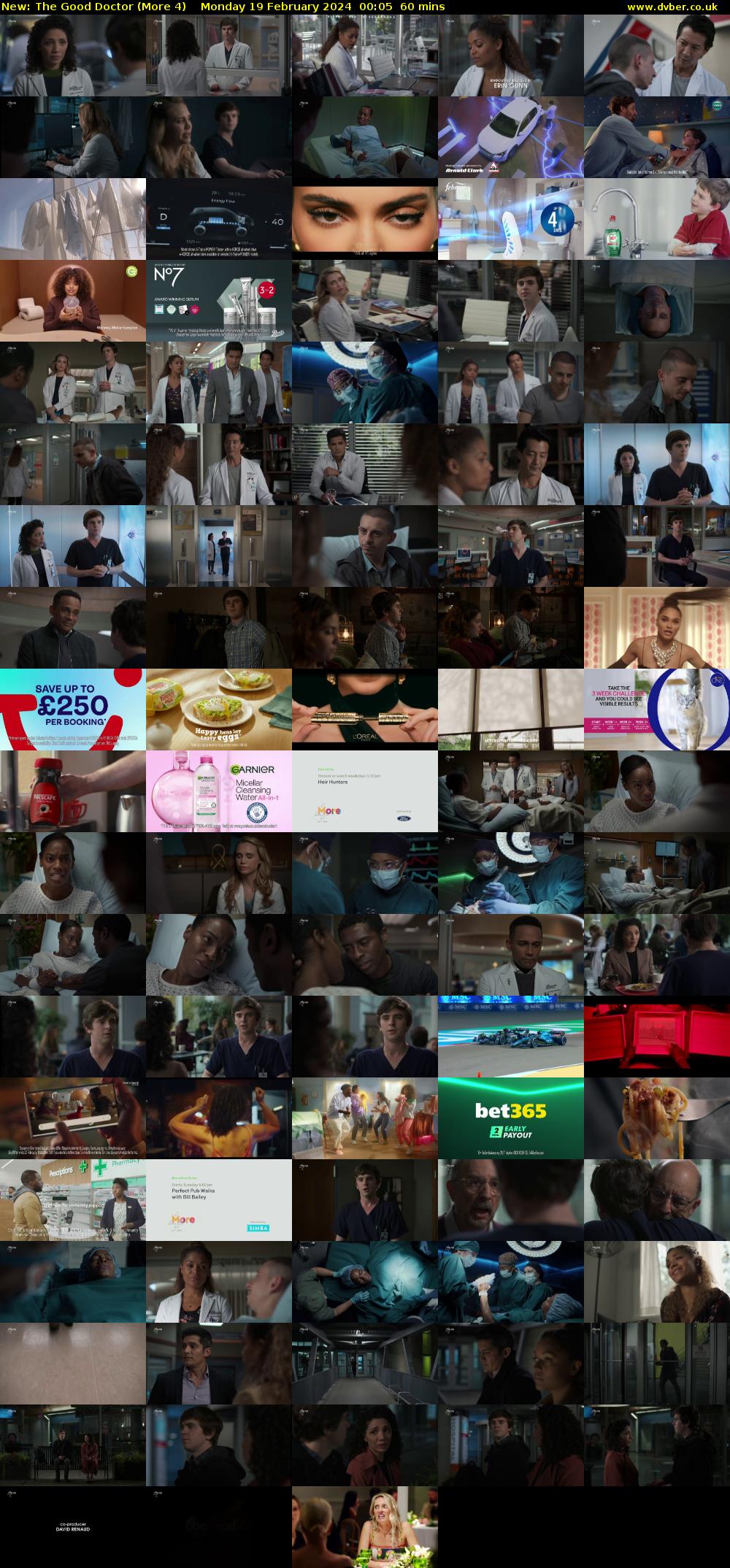 The Good Doctor (More 4) Monday 19 February 2024 00:05 - 01:05