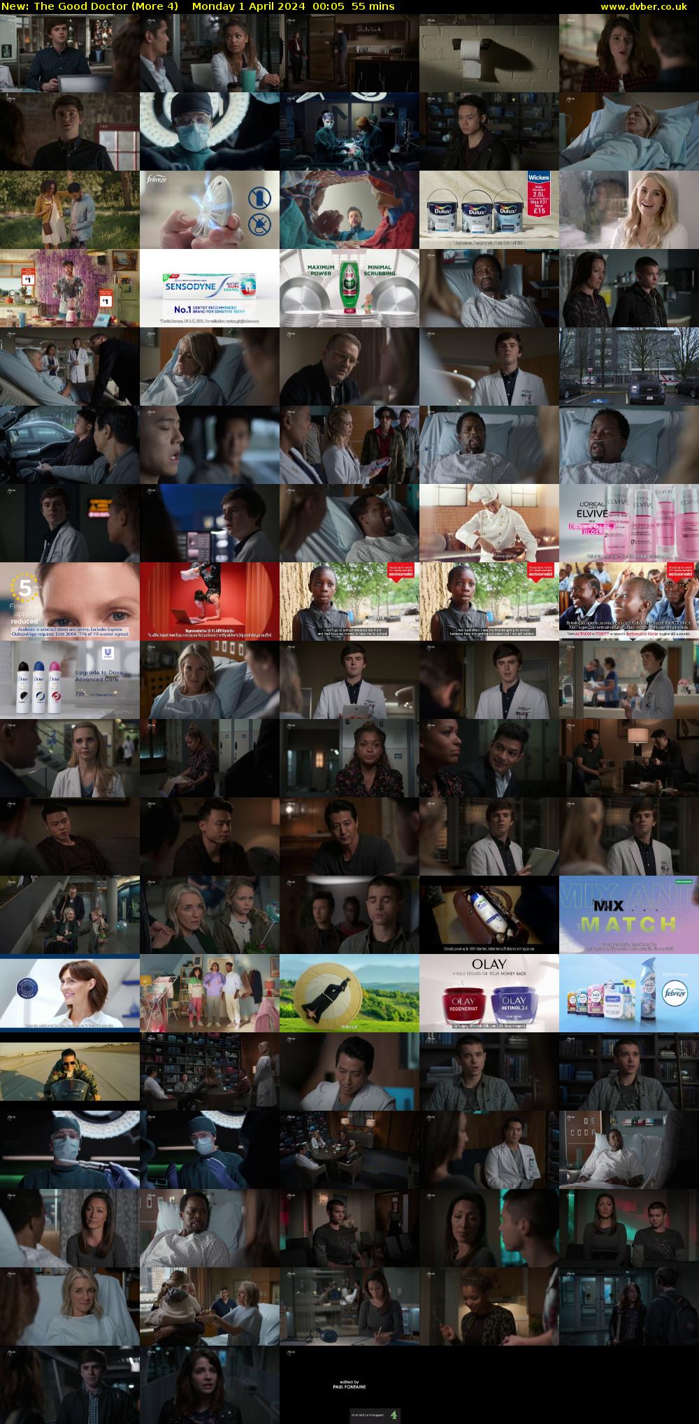 The Good Doctor (More 4) Monday 1 April 2024 00:05 - 01:00