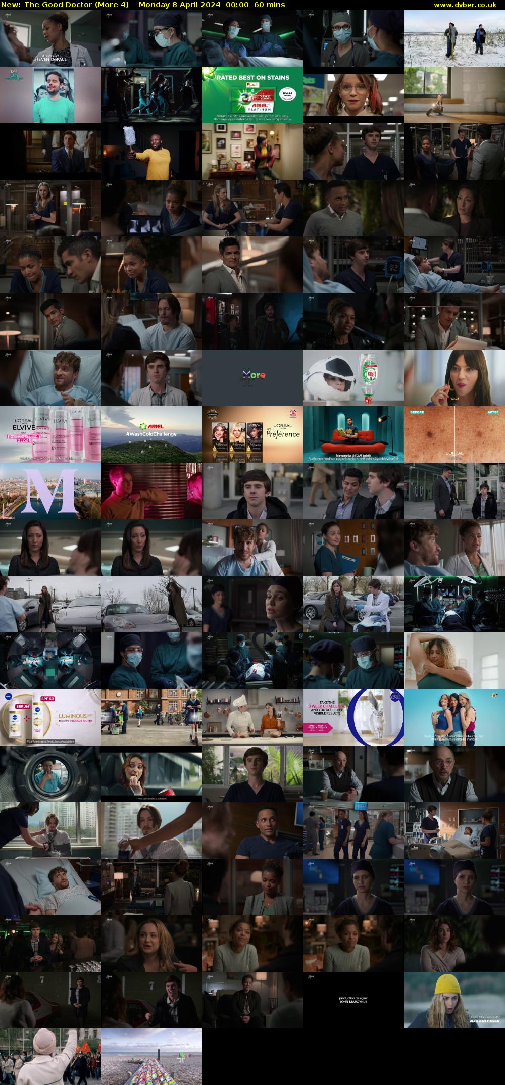 The Good Doctor (More 4) Monday 8 April 2024 00:00 - 01:00