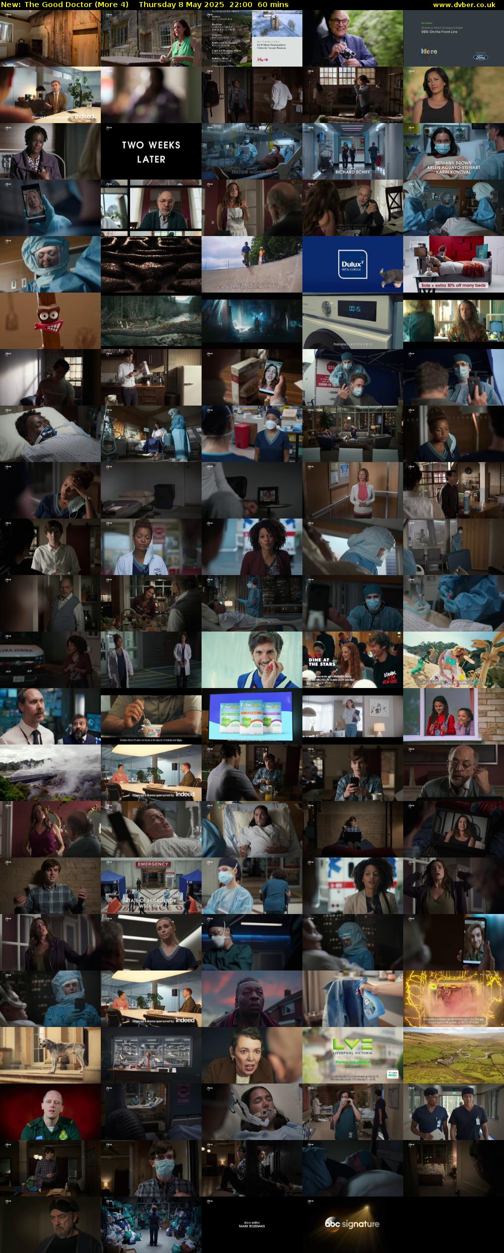 The Good Doctor (More 4) Thursday 8 May 2025 22:00 - 23:00