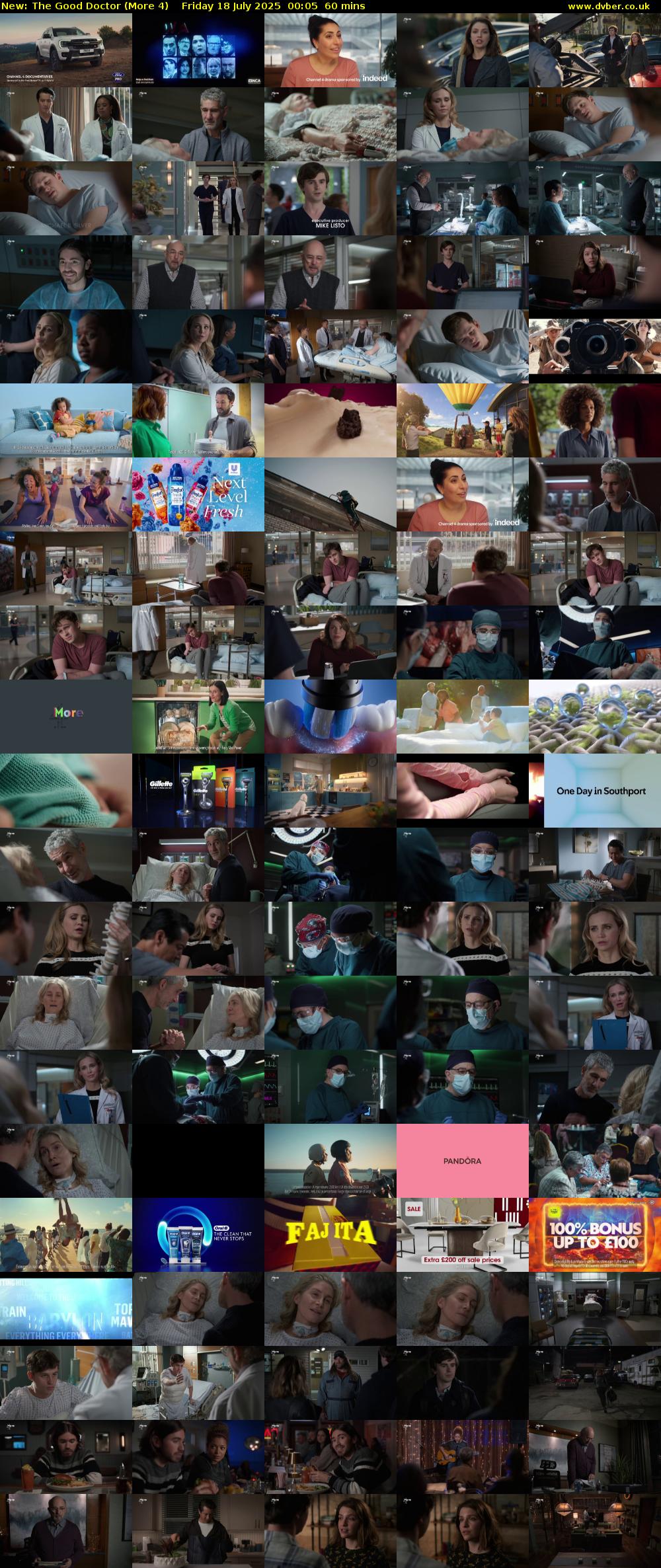 The Good Doctor (More 4) Friday 18 July 2025 00:05 - 01:05