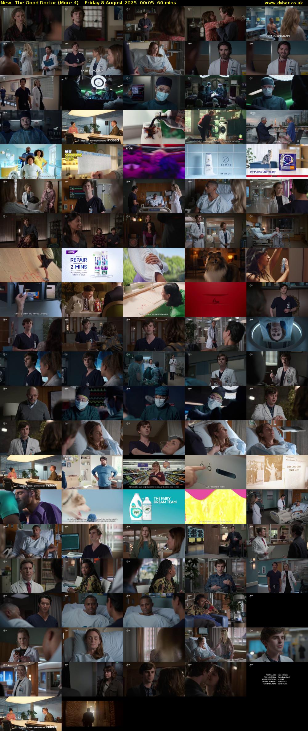 The Good Doctor (More 4) Friday 8 August 2025 00:05 - 01:05