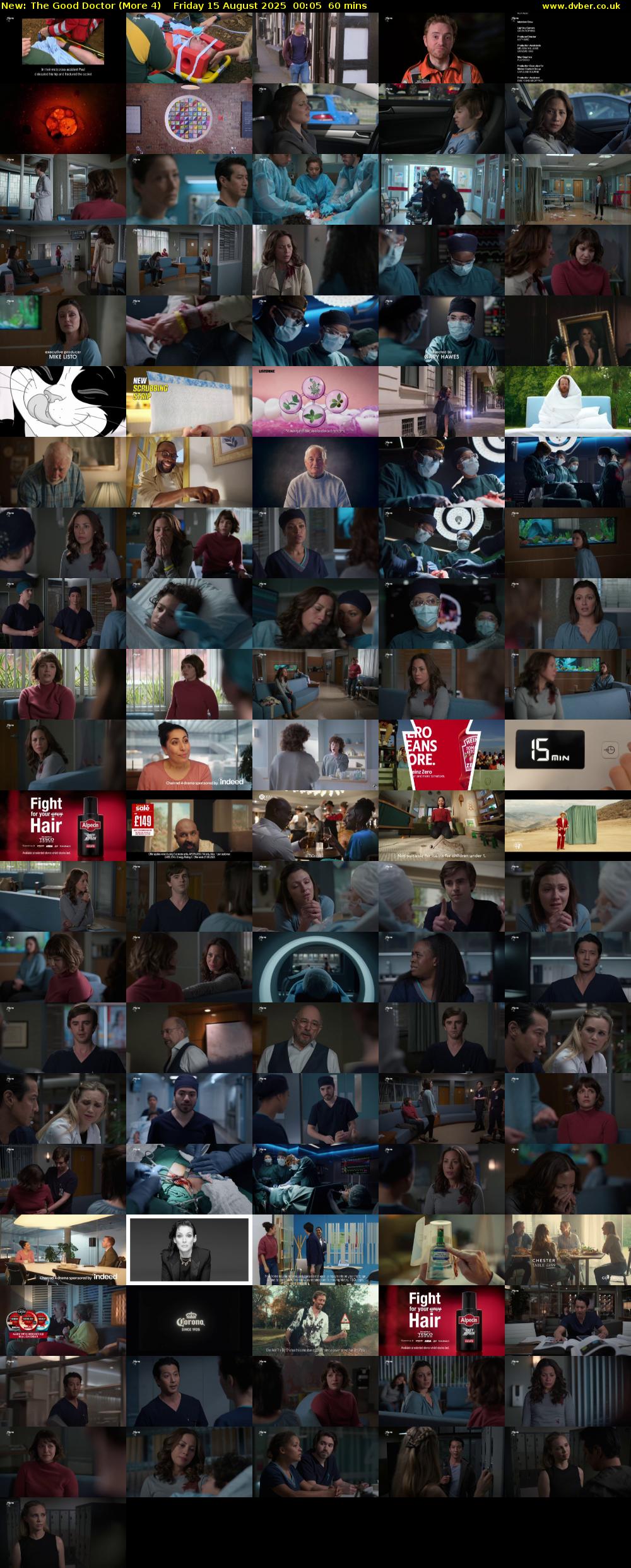 The Good Doctor (More 4) Friday 15 August 2025 00:05 - 01:05