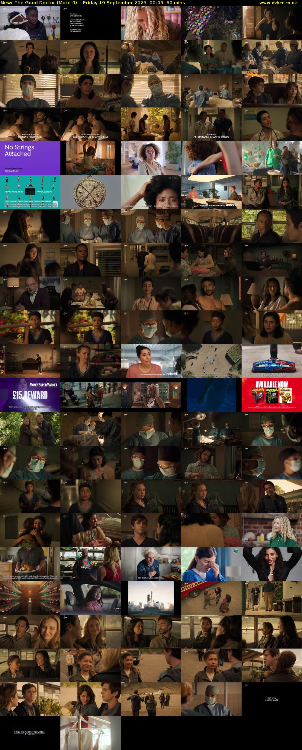 The Good Doctor (More 4) Friday 19 September 2025 00:05 - 01:05